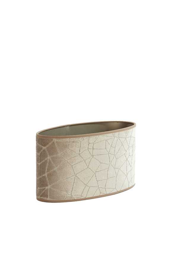 Light & Living Kap ovaal recht smal 38-17,5-19 cm KASSEI beige