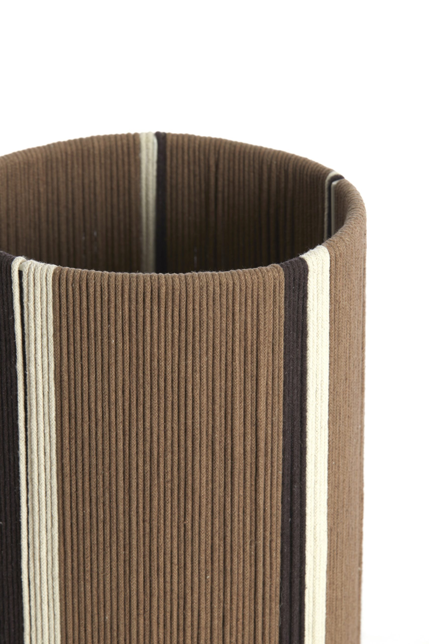 Light & Living Kap cilinder 20-20-30 cm MEDAN bruin+crème+donker bruin
