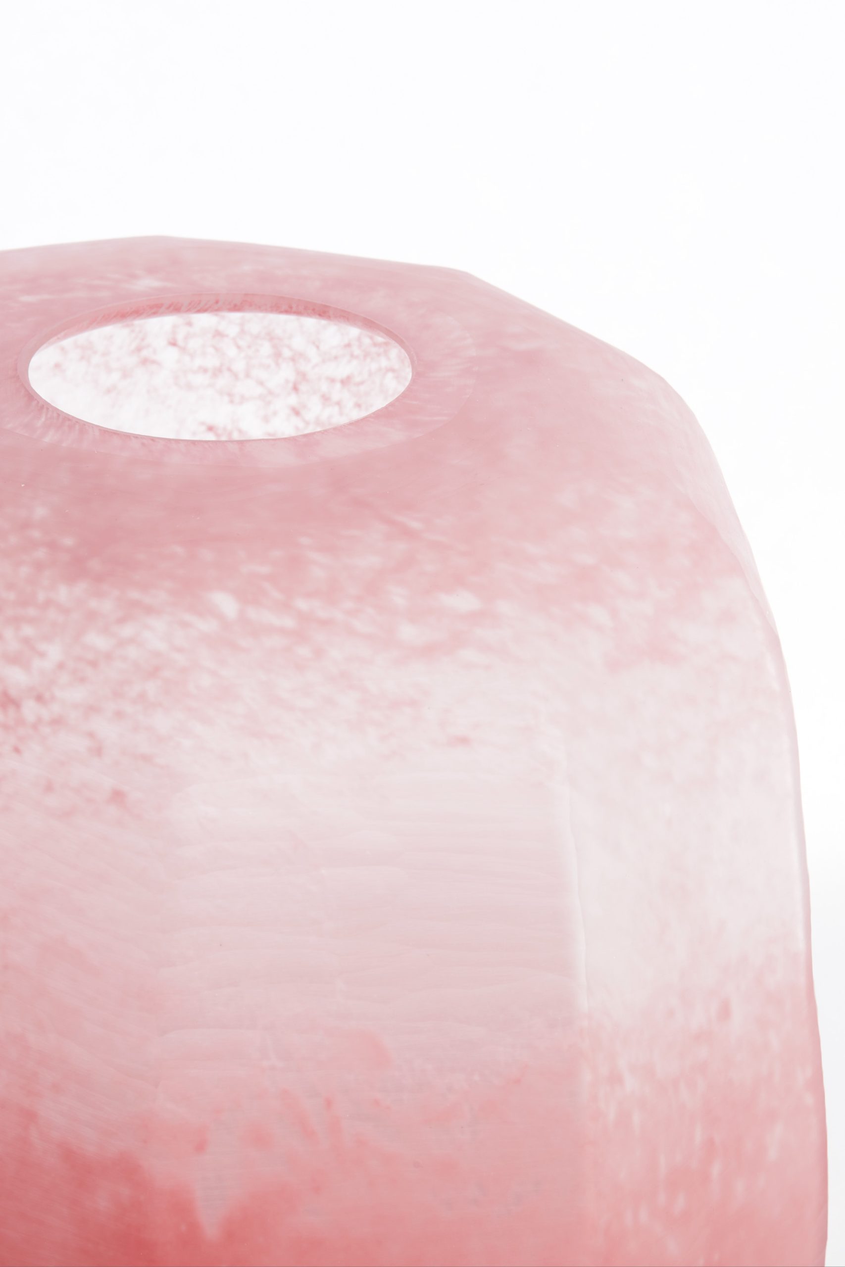 Light & Living Vaas Ø33x32 cm PACENGO glas koraal-licht roze