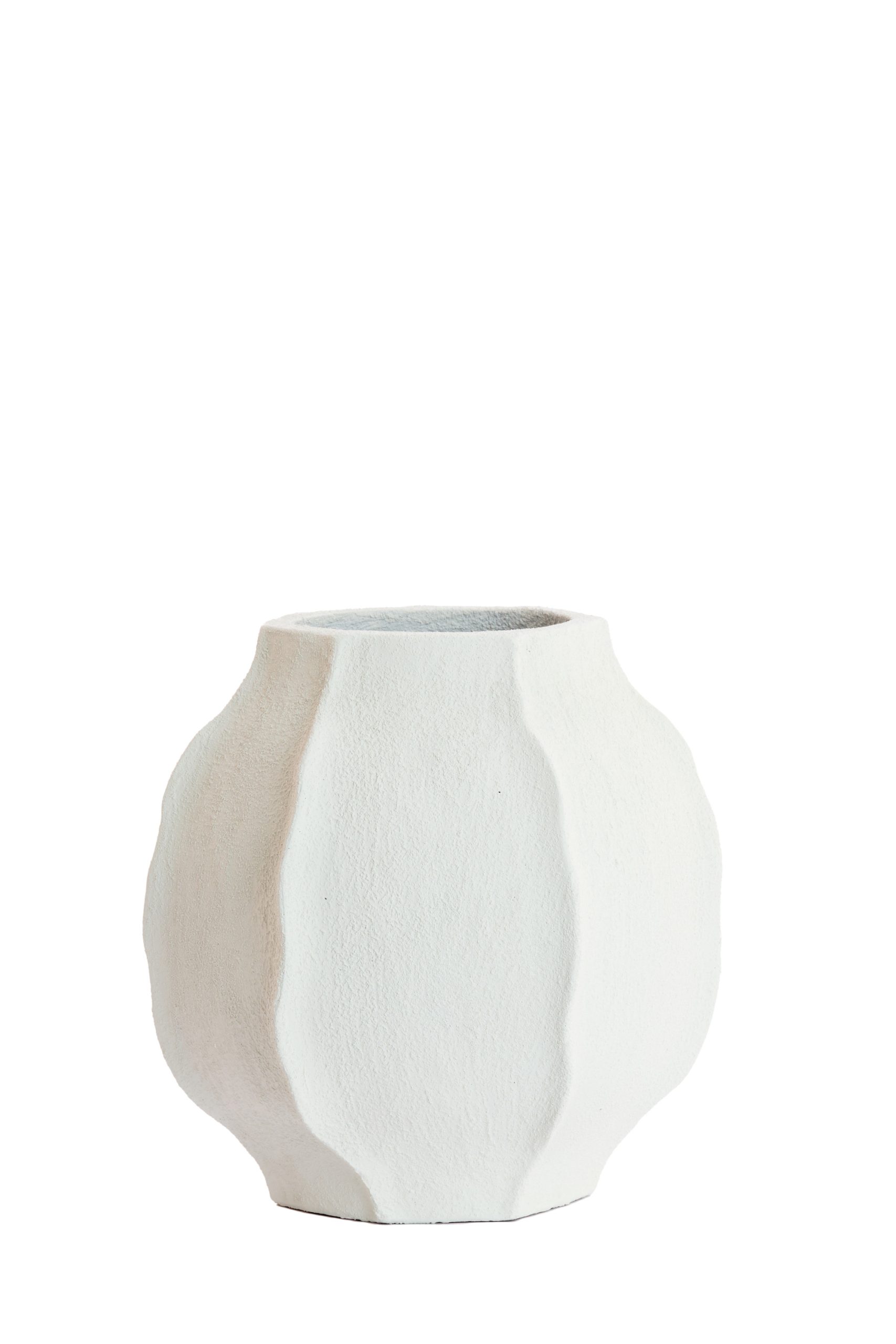 Light & Living Vaas deco Ø35x35 cm SAPHIRA mat wit