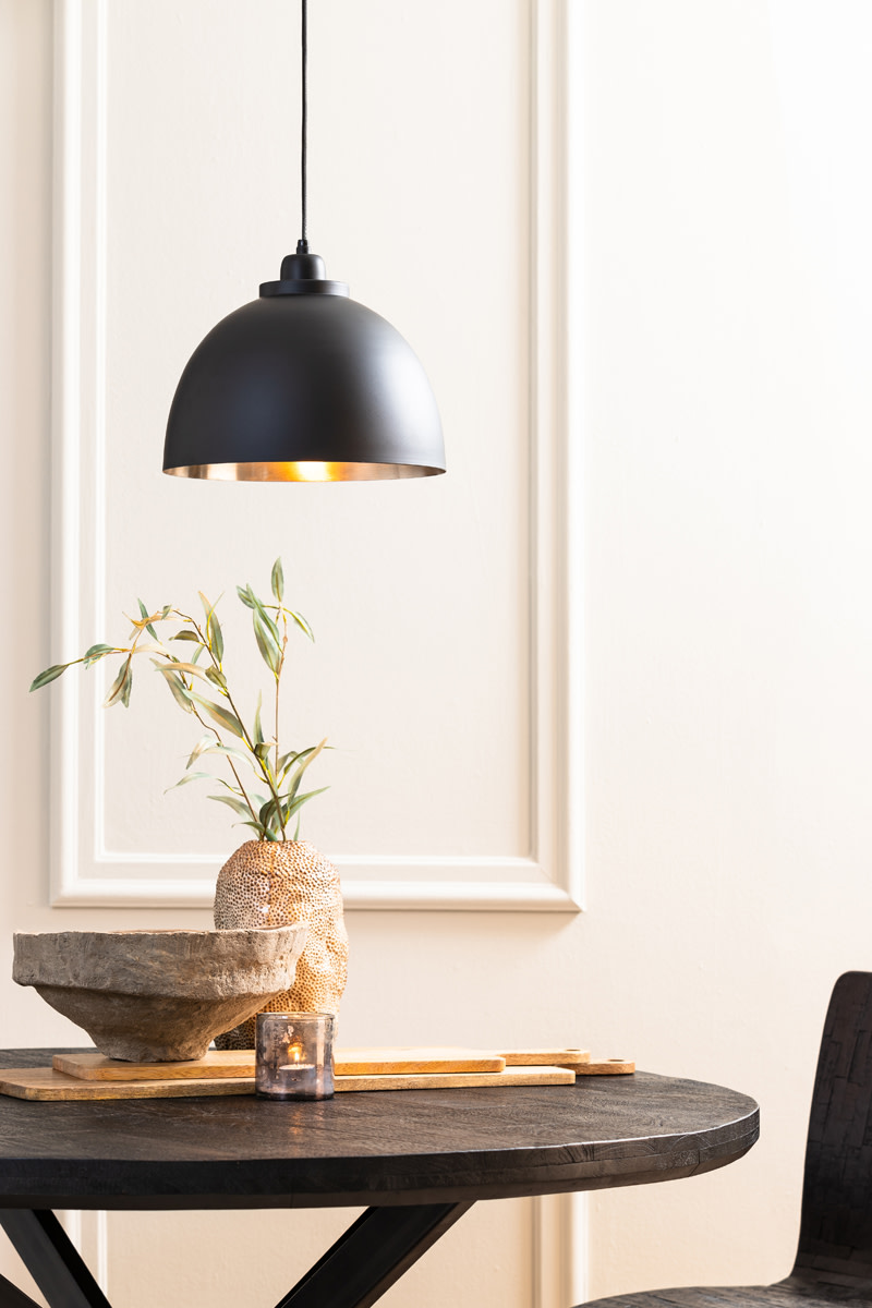 Light & Living Hanglamp Ø30x26 cm KYLIE zwart-mat nikkel