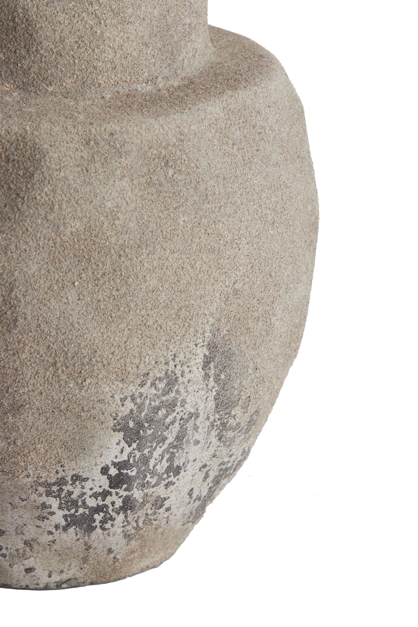 Light & Living Lampvoet Ø27,5x48 cm LEZAMA keramiek ruw vintage grijs