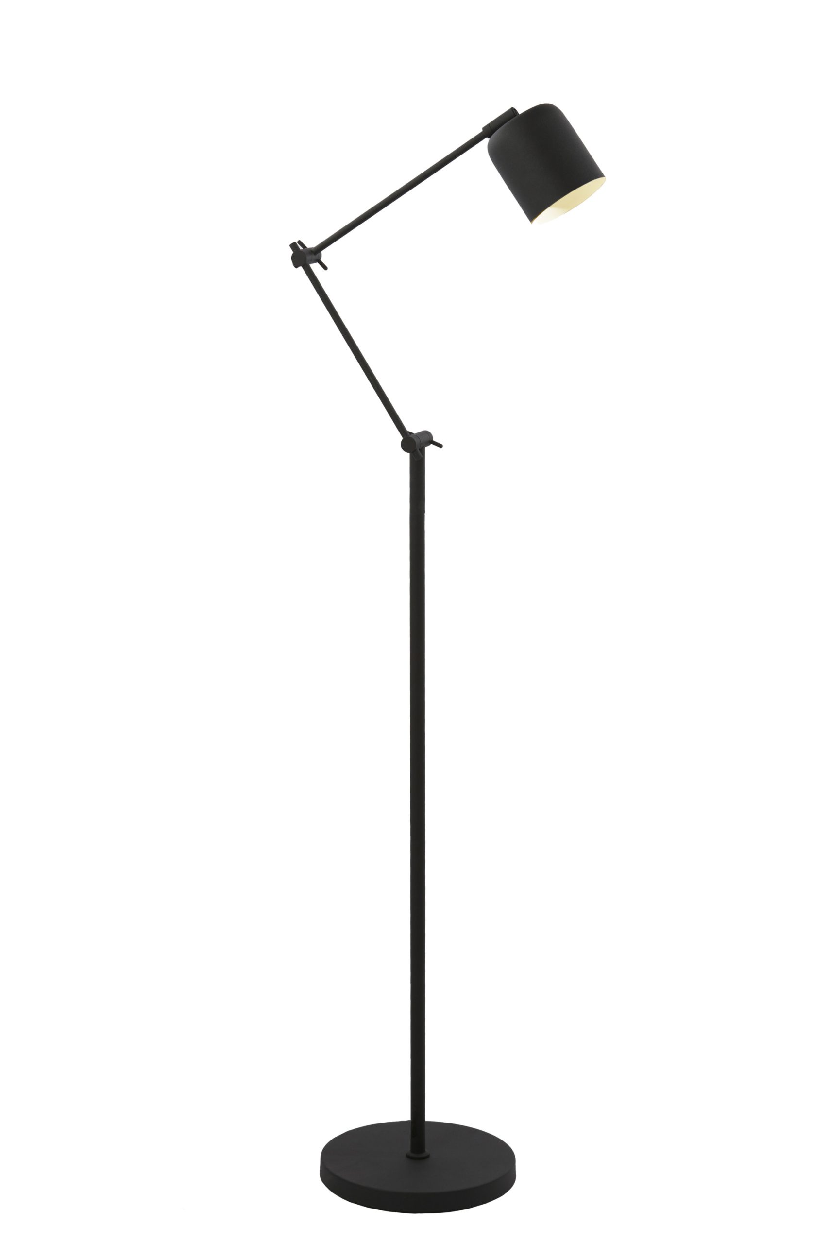Light & Living Vloerlamp G9 73x25x150 cm RIJEKA mat zwart+dimmer