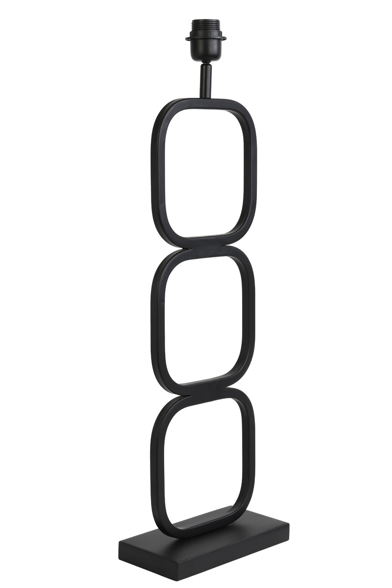 Light & Living Lampvoet 23x11,5x69 cm LUTIKA mat zwart