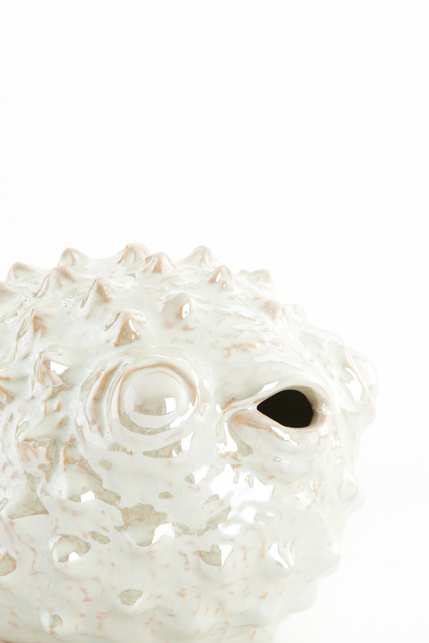 Light & Living Ornament 25,5x14,5x14 cm FISH keramiek crème parelmoer