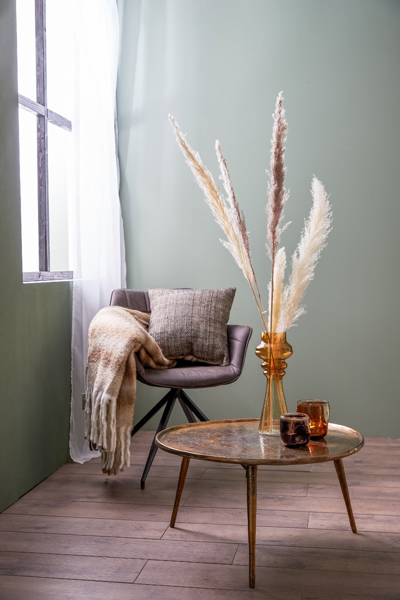 Light & Living Bijzettafel Ø67,5x37 cm BABINA antiek brons