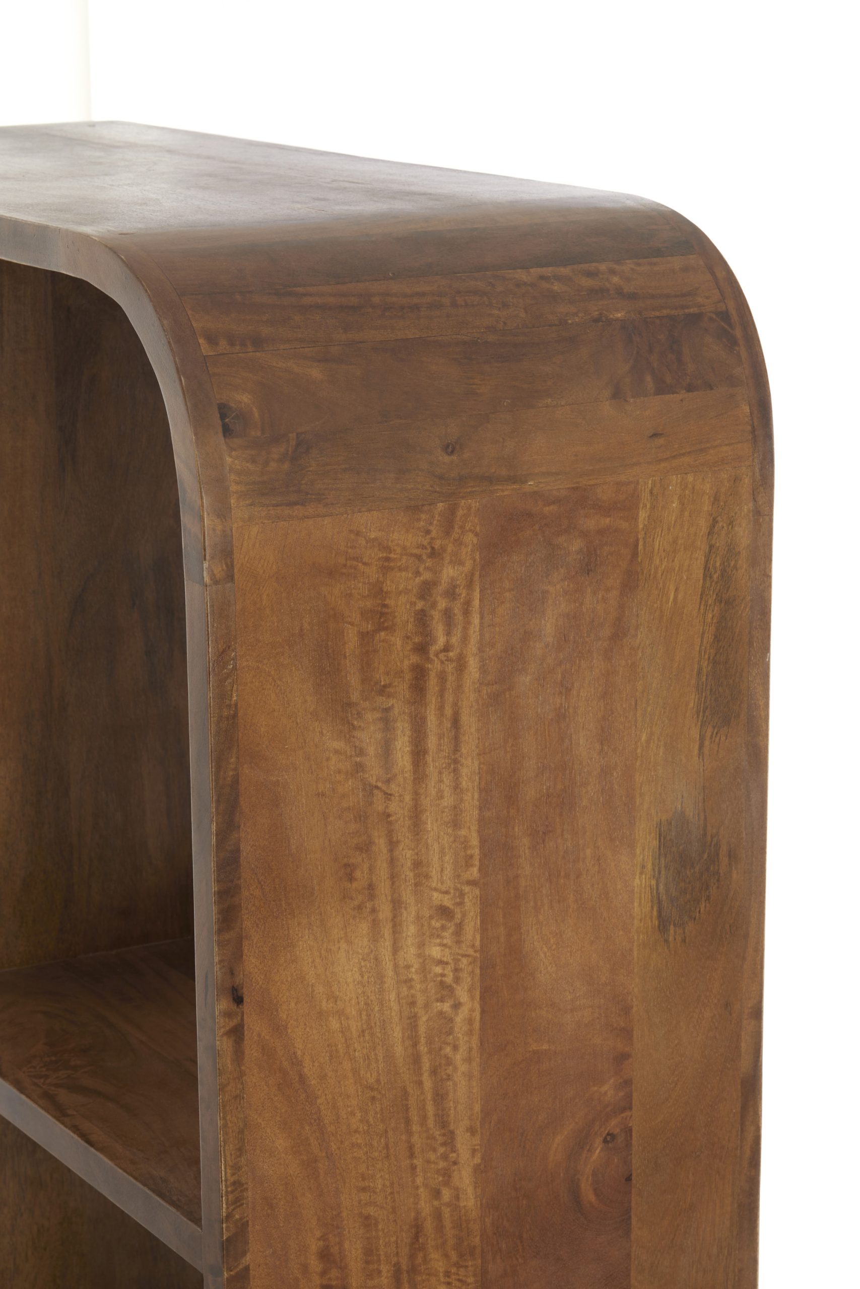 Light & Living Kast open 100x35x200 cm DANE hout olie bruin