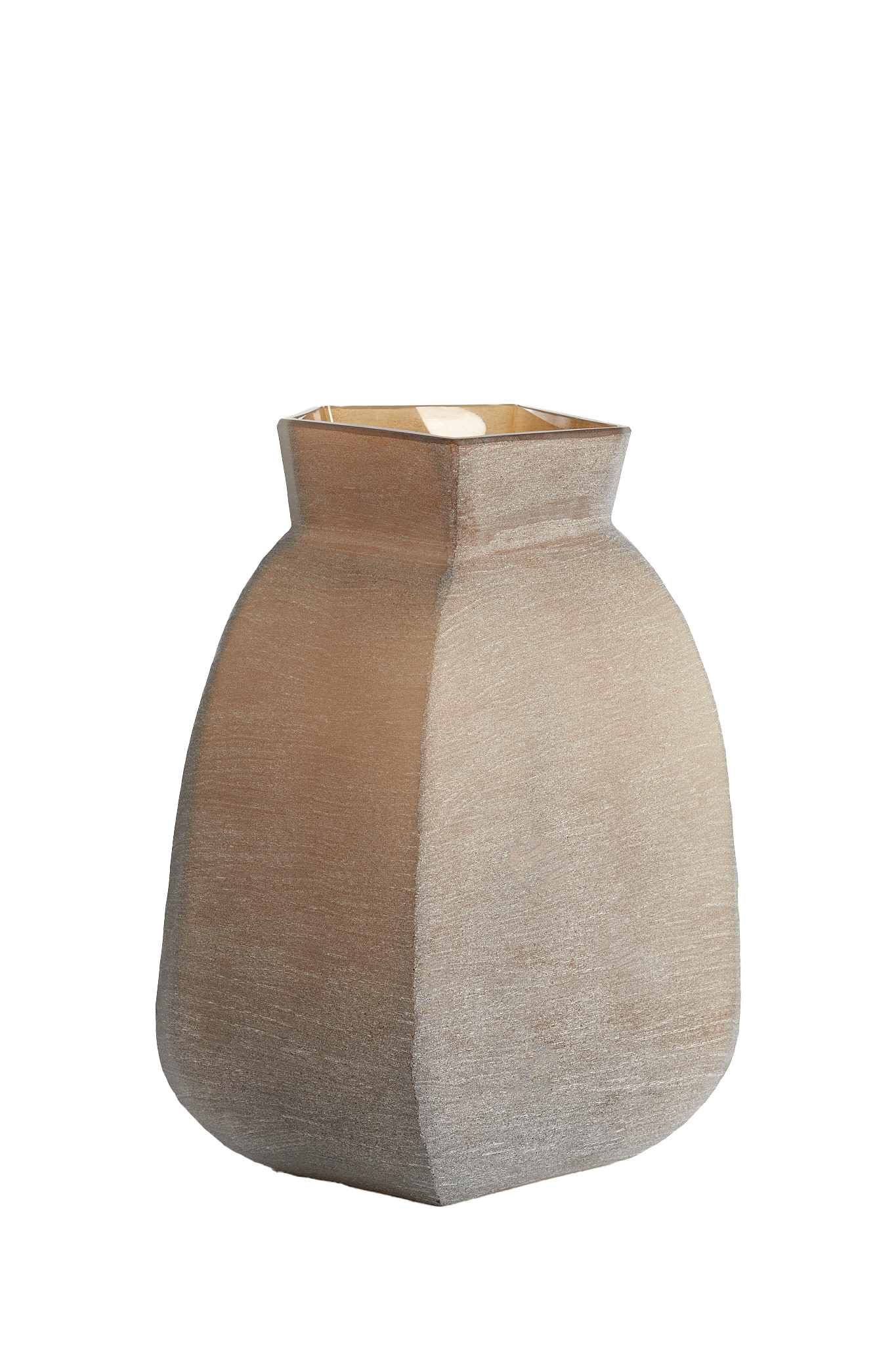 Light & Living Vaas 28x25,5x40 cm VELIKO glas donker bruin