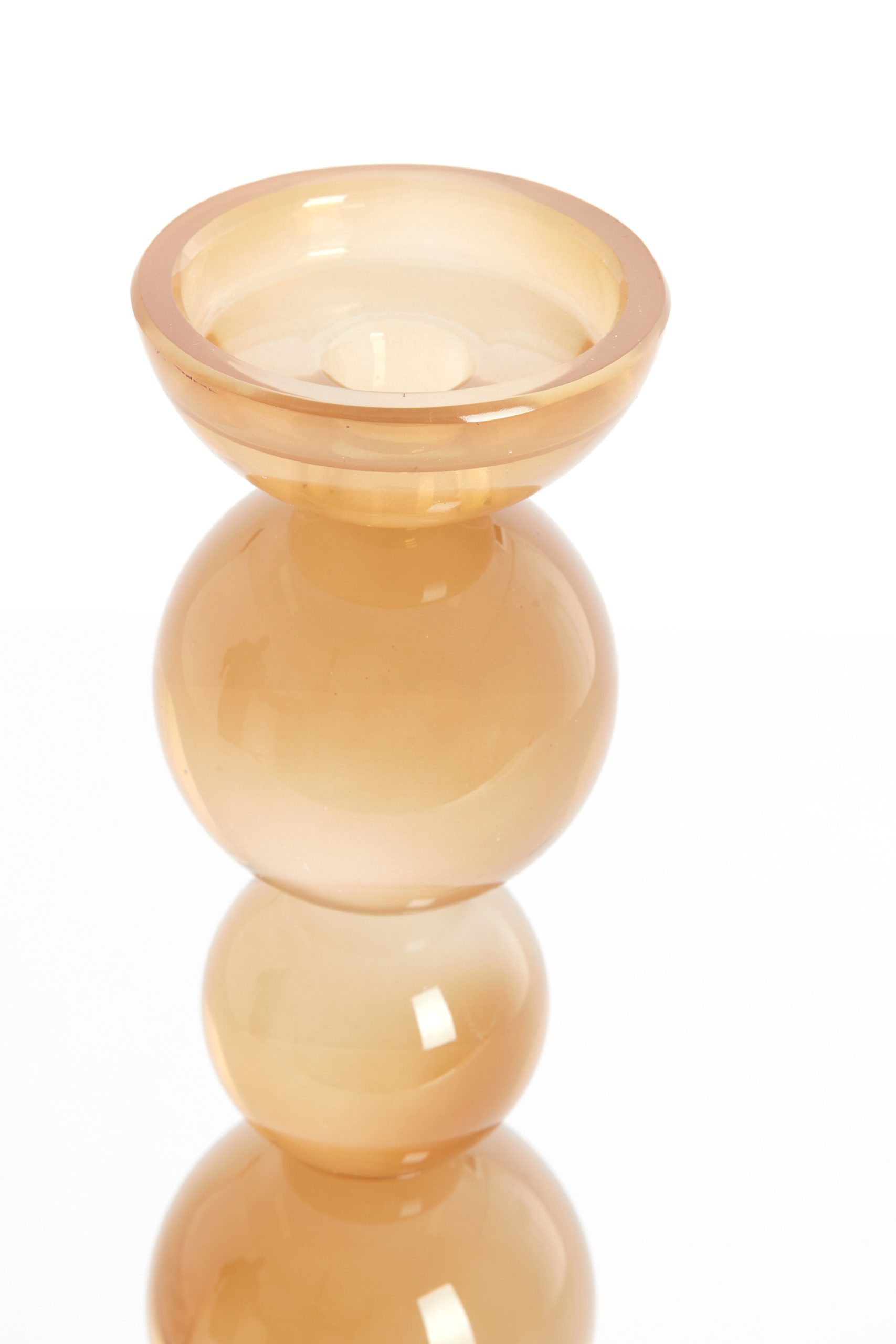 Light & Living Kandelaar Ø9,5x34 cm ITINGA glas melk amber