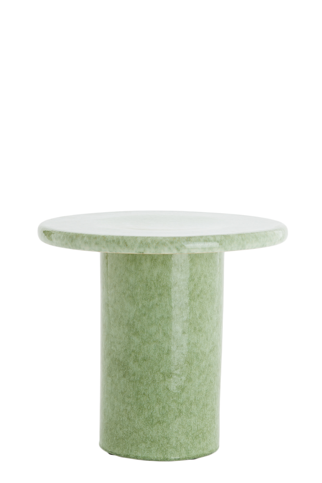 Light & Living Bijzettafel Ø40,5x35,5 cm TUDO keramiek mint groen-groen