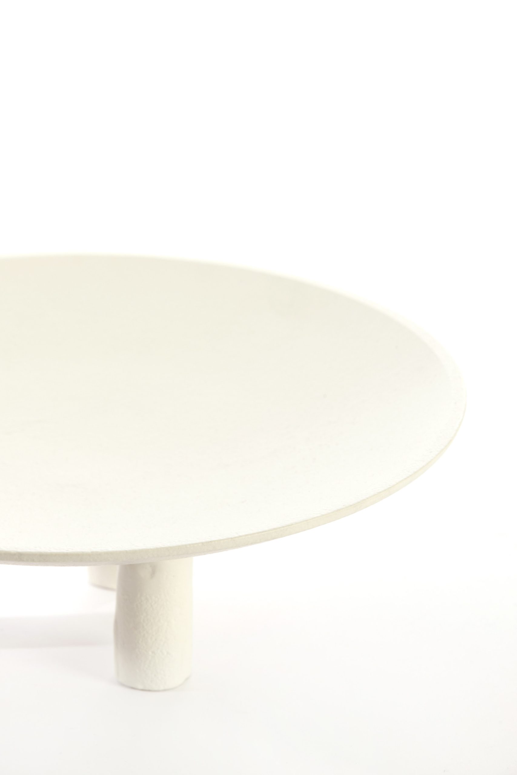 Light & Living Plateau op voet Ø30,5x10,5 cm TABUA crème