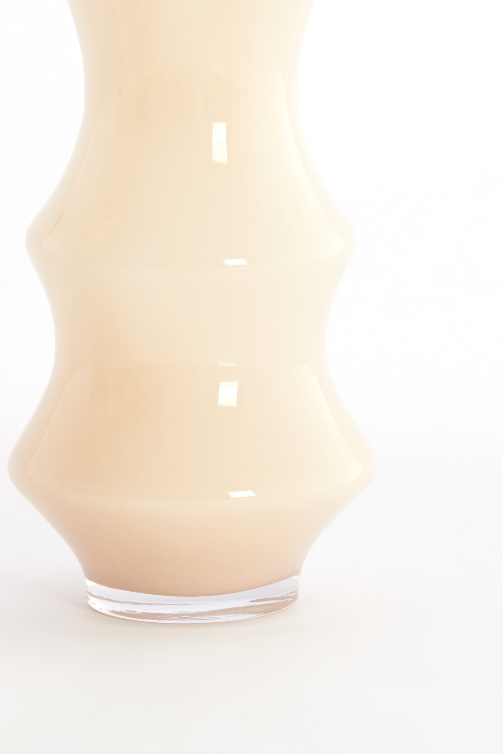 Light & Living Vaas Ø19x50 cm FIORENZA glas crème