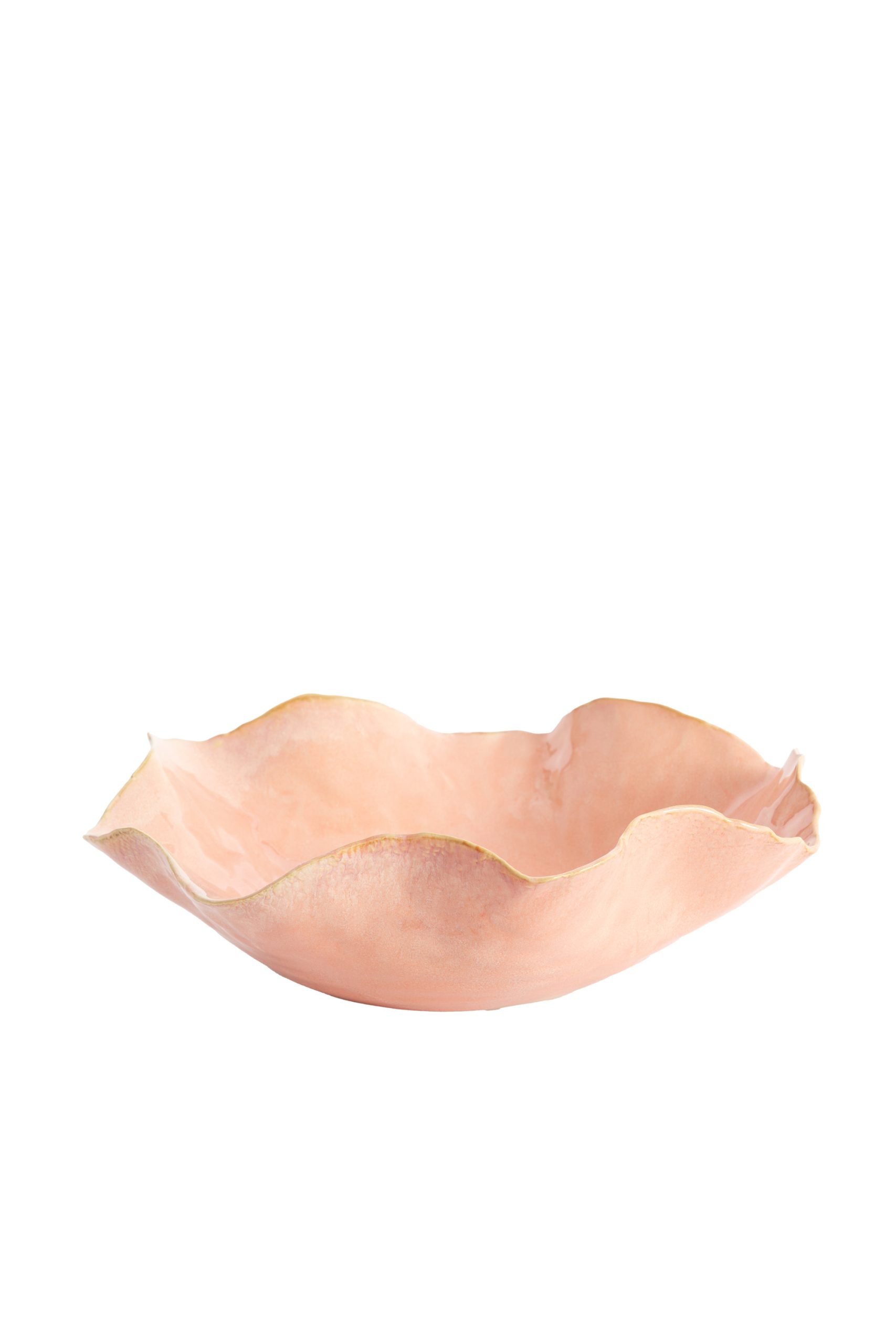 Light & Living Schaal 34x31x11 cm BANDA keramiek roze