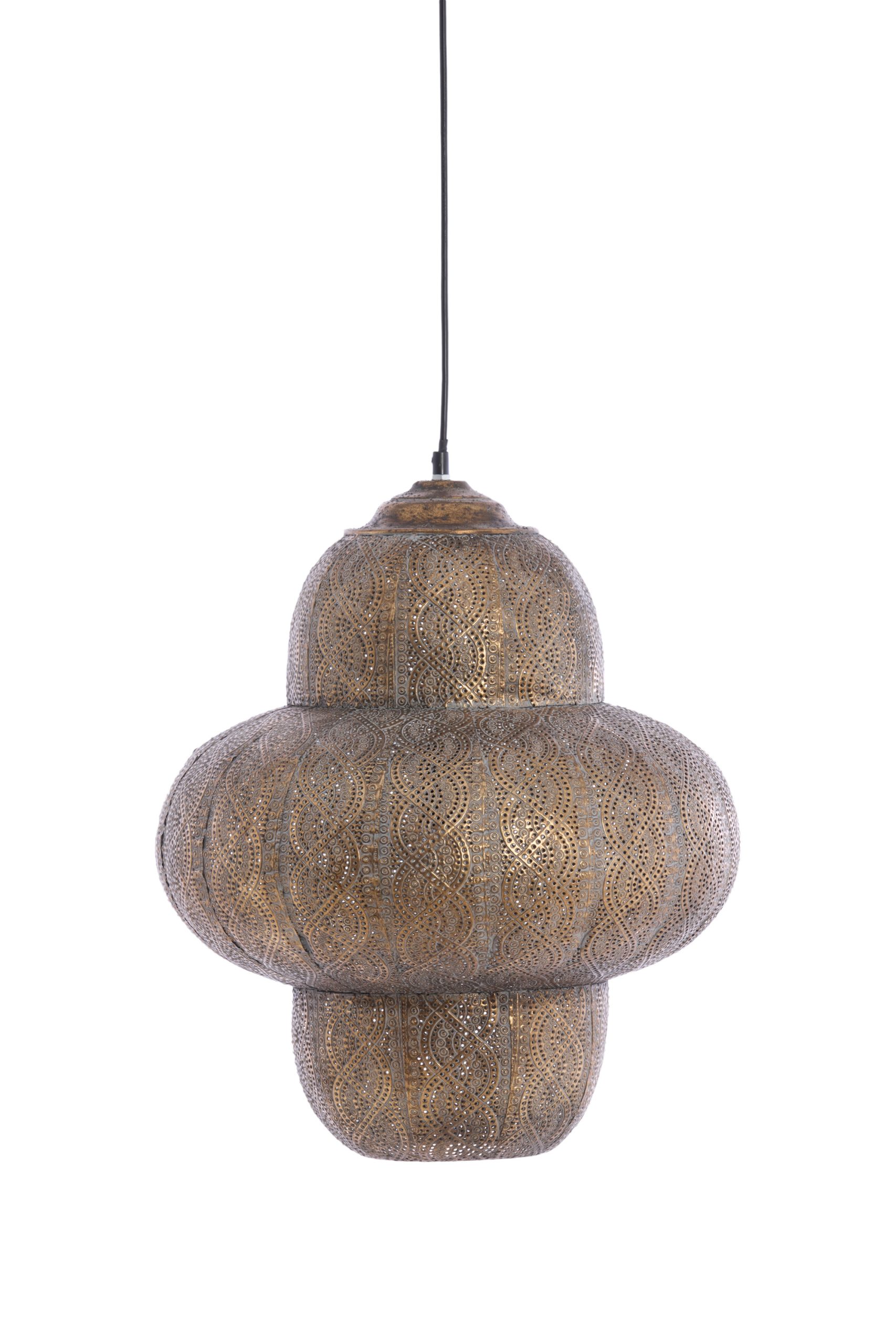 Light & Living Hanglamp Ø42x50,5 cm RYOTA bruin goud