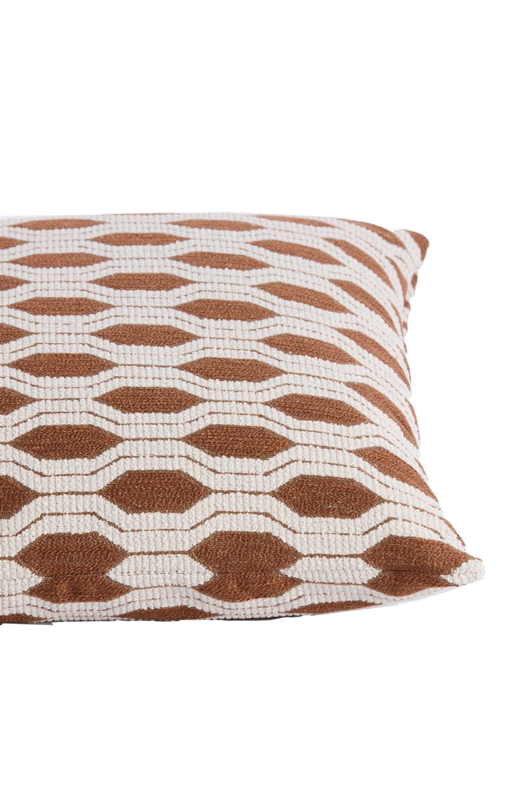 Light & Living Kussen 45x45 cm RENTON brons+crème