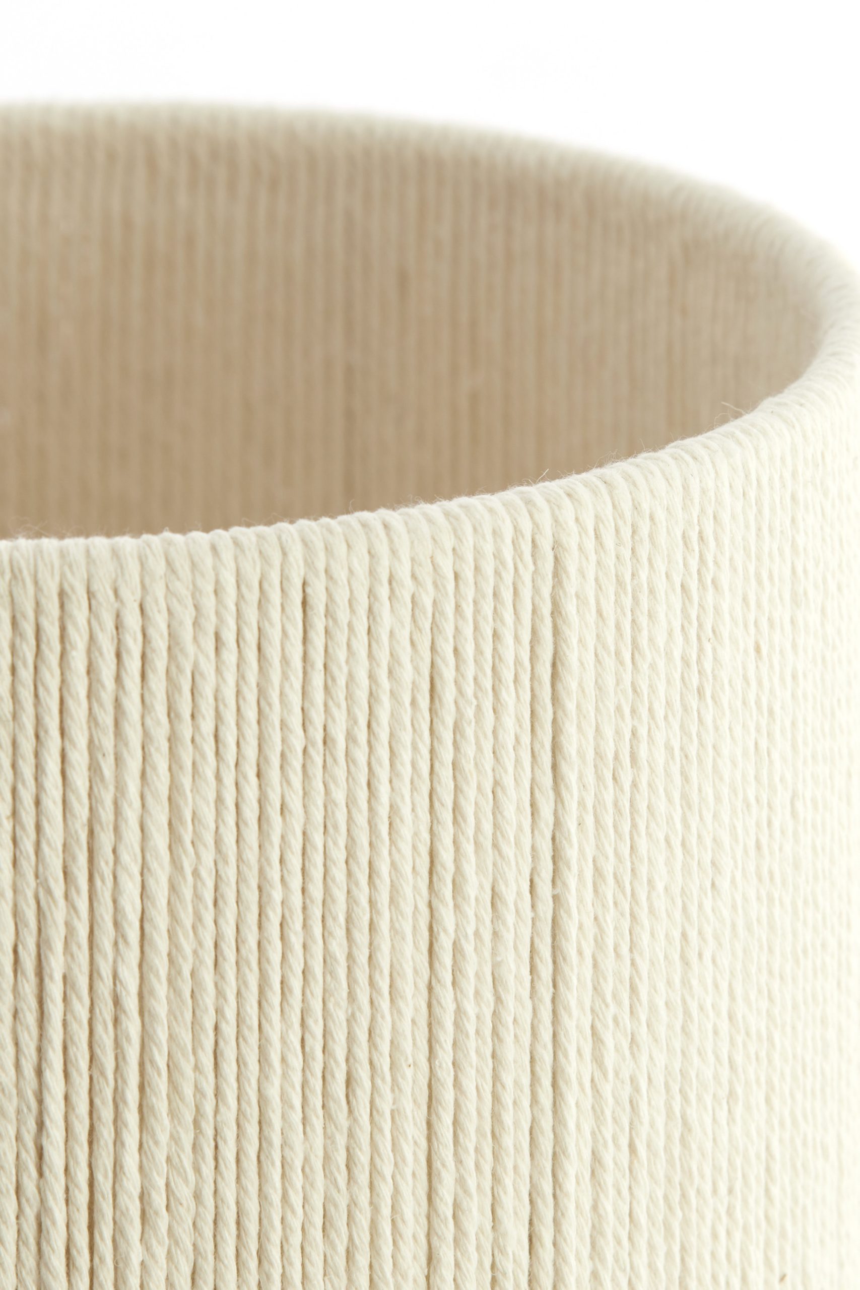 Light & Living Tafellamp Ø22x67,5 cm DANIALO hout print d bruin+touw crème