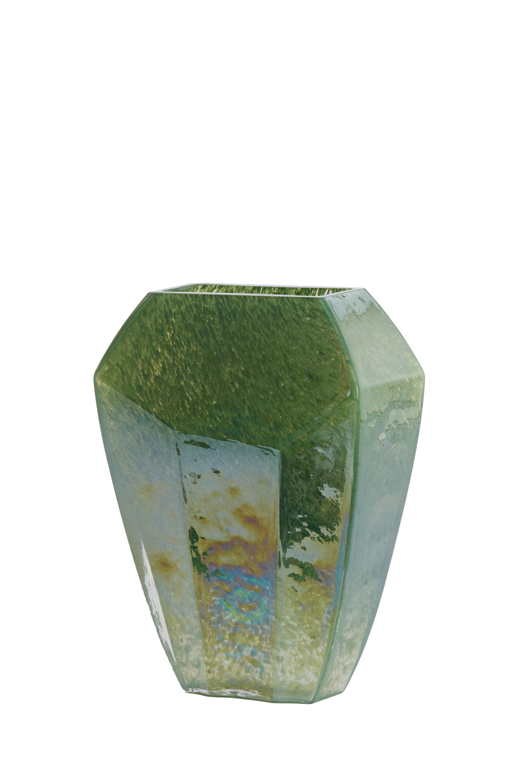 Light & Living Vaas 25x12,5x33,5 cm VIONNA glas donker groen luster