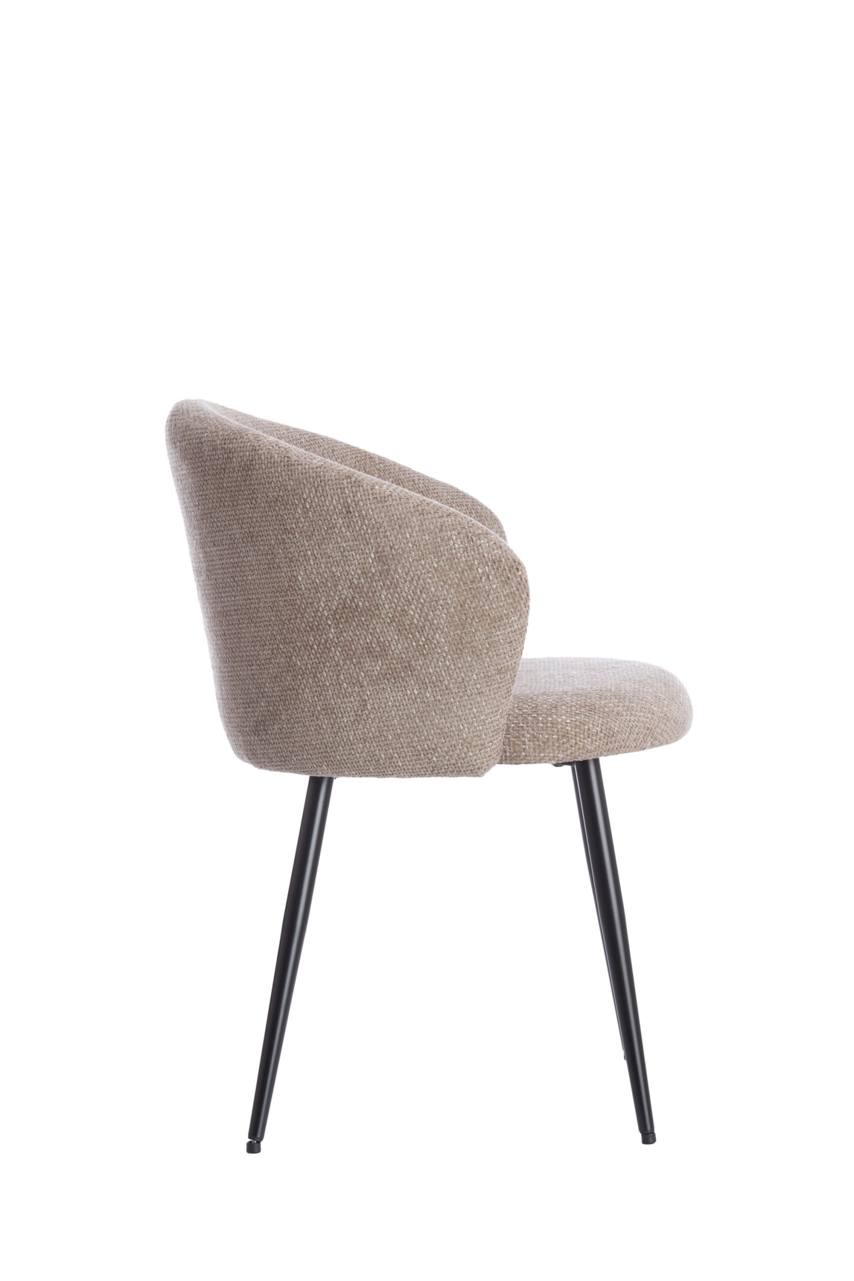 Light & Living Eetkamerstoel 58x58x78 cm RADAJA taupe+zwart