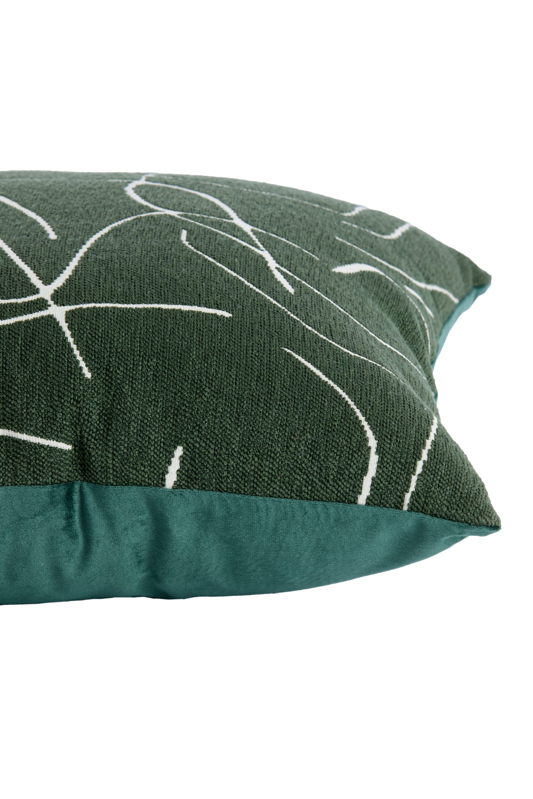 Light & Living Kussen 45x45 cm ROYCE groen-wit
