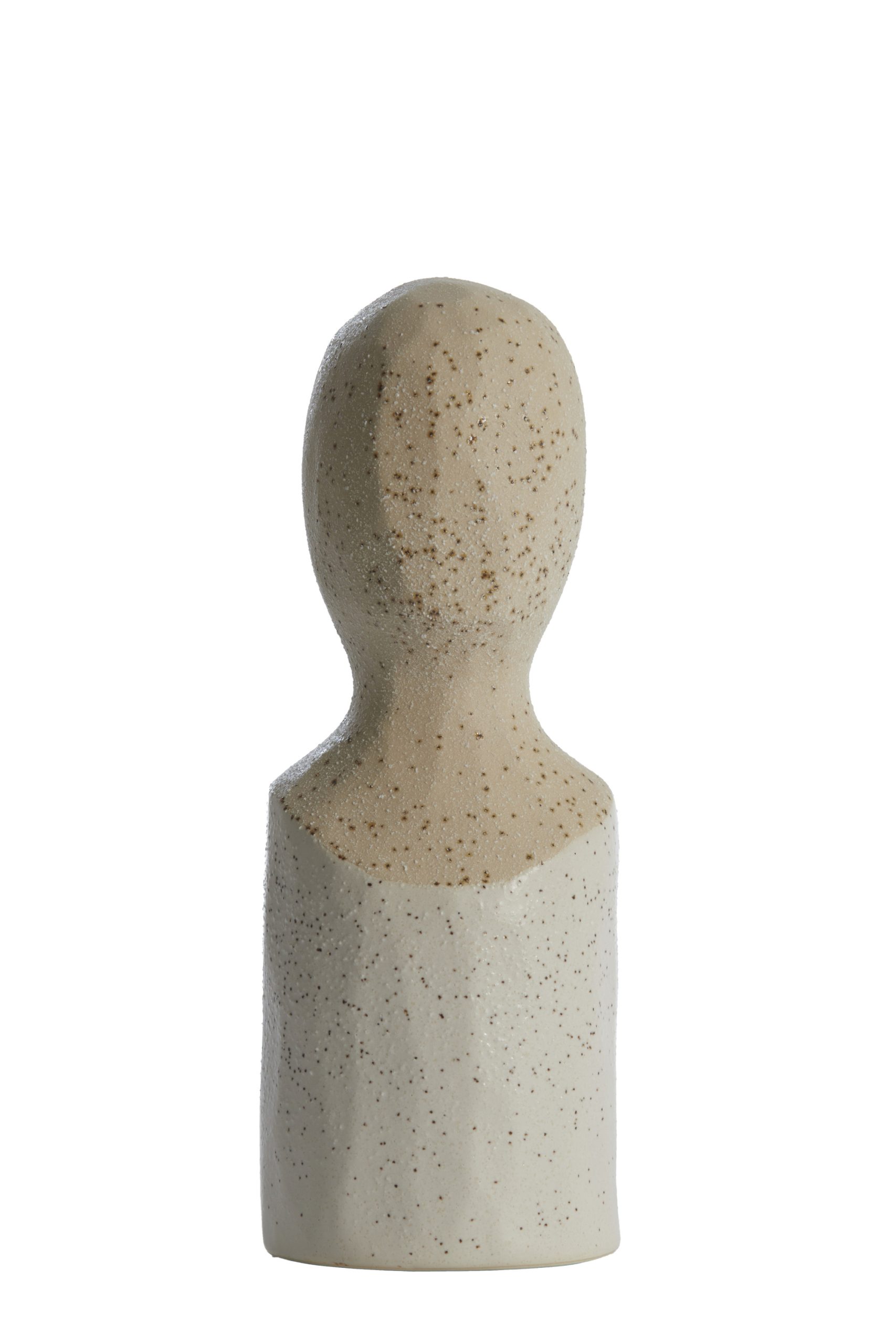 Light & Living Ornament 9,5x8,5x25,5 cm BATTUDA keramiek mat crème