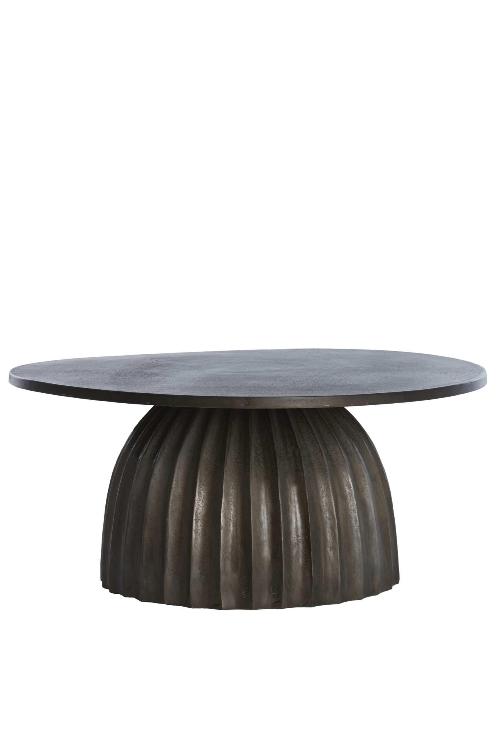 Light & Living Bijzettafel Ø70x33,5 cm VEGLIA mat donker bruin