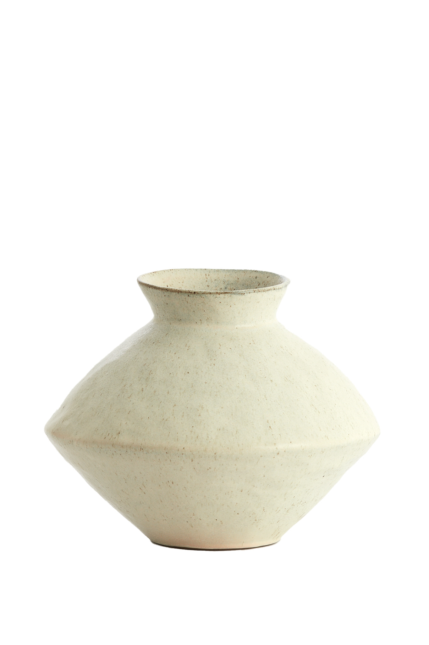 Light & Living Vaas deco Ø30x23 cm BEATO mat crème-zand