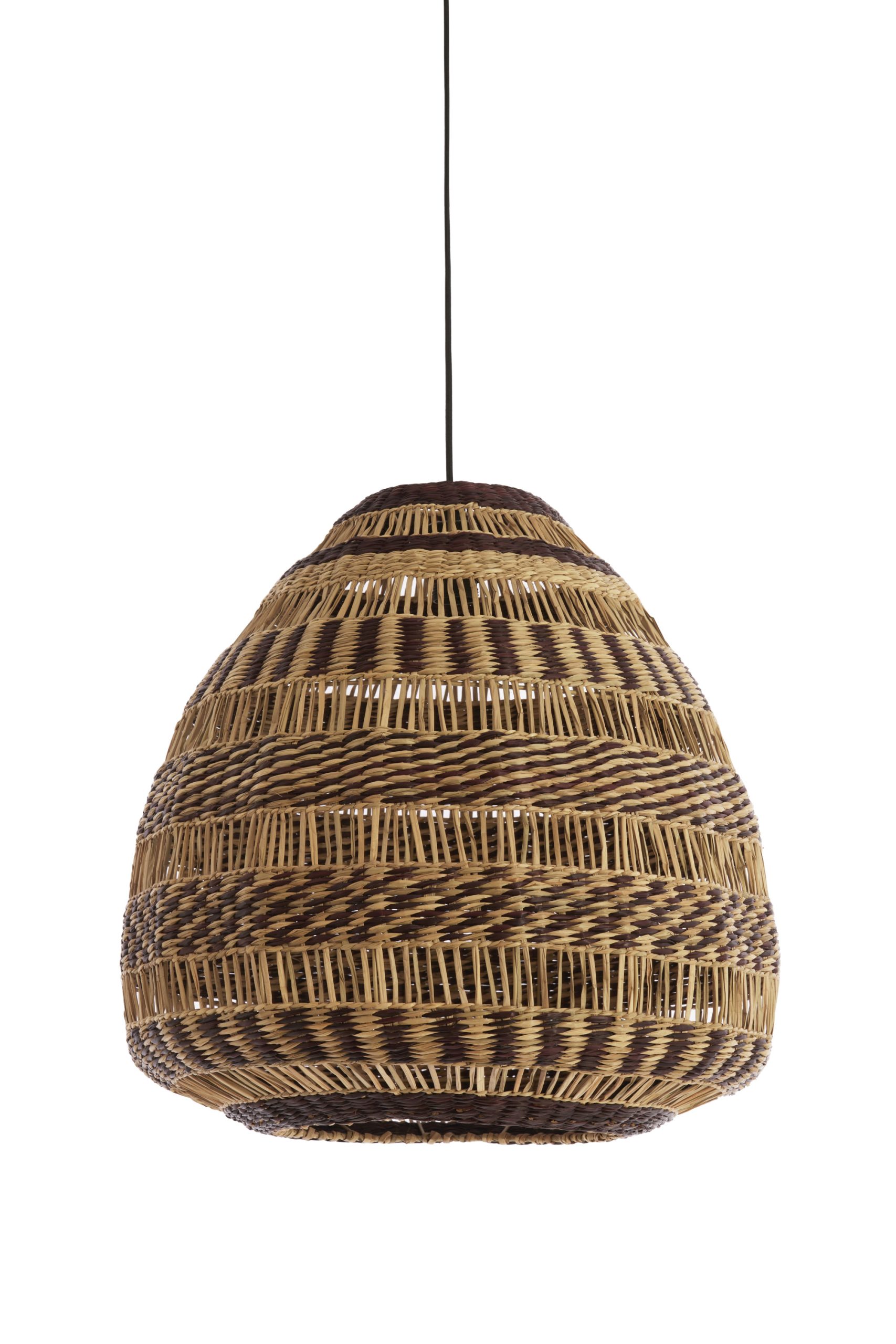 Light & Living Hanglamp Ø56x55 cm SOLUNA zeegras naturel+bruin