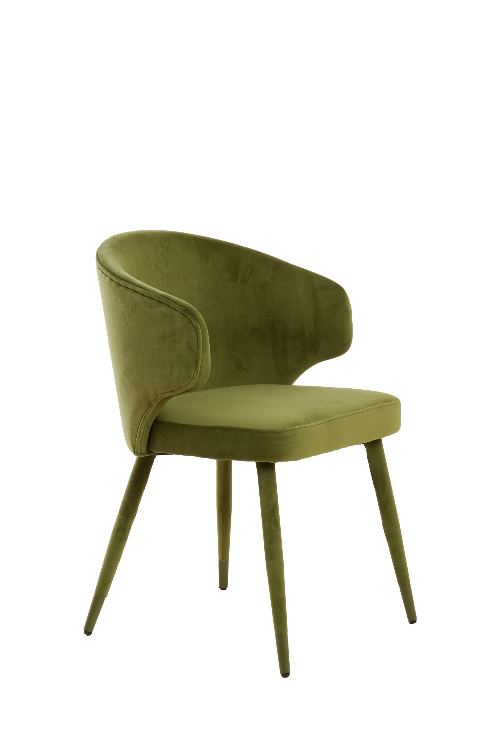 Light & Living Eetkamerstoel 58x54,5x83 cm KOSAKA olijf groen