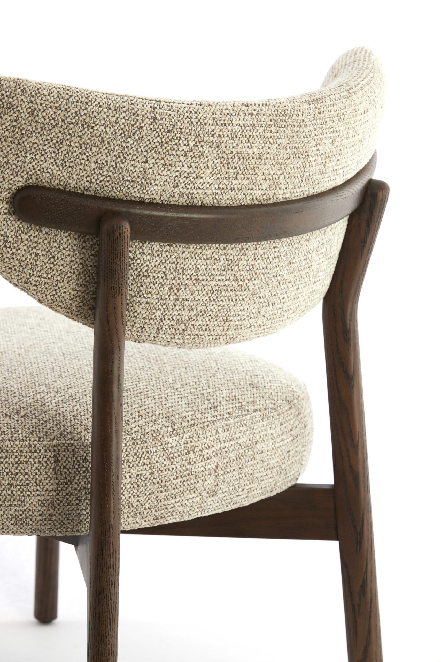 Light & Living Stoel 69x62x74 cm UTSIRA hout donker bruin+crème-bruin