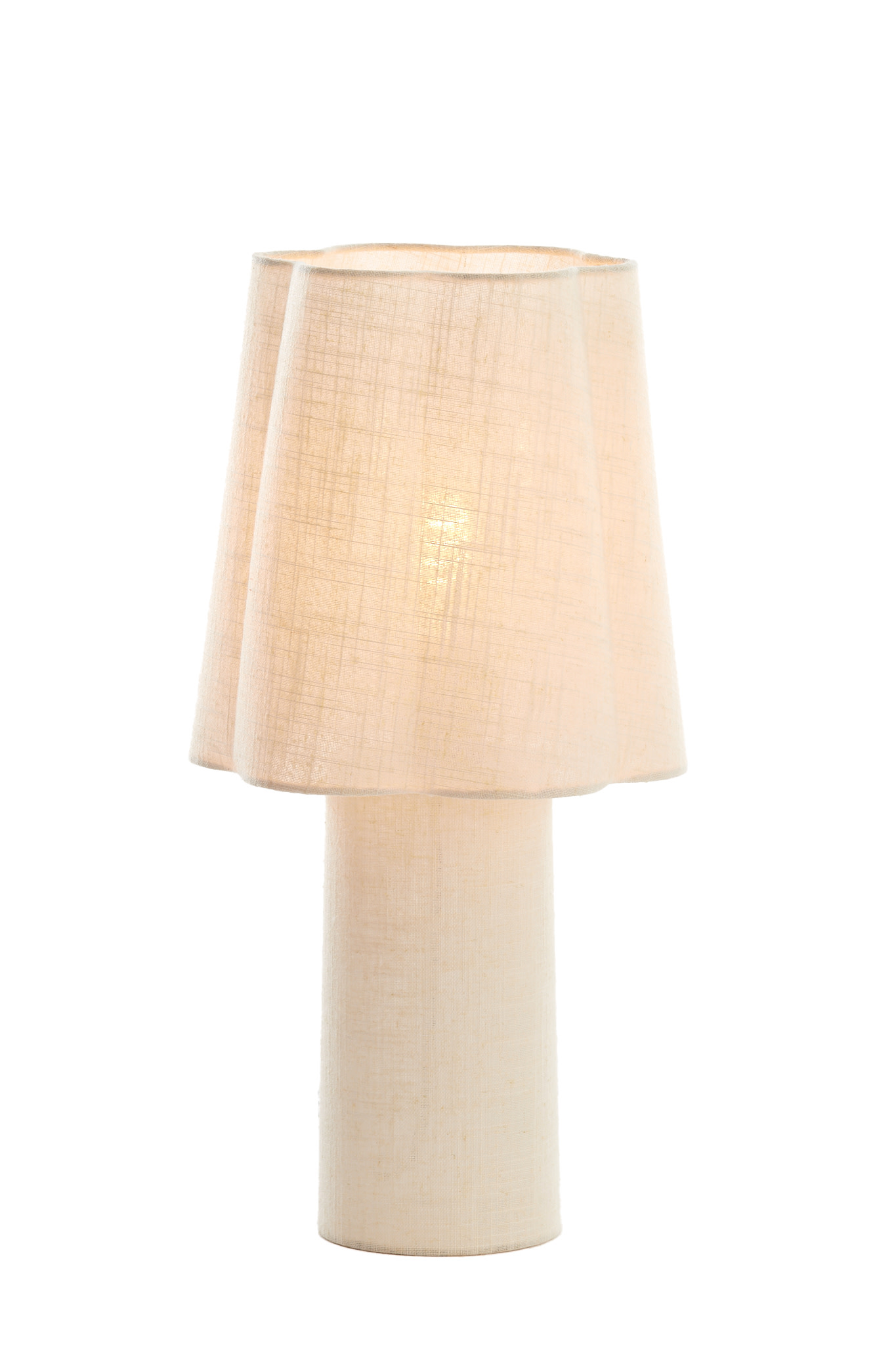 Light & Living Tafellamp Ø25x50 cm MUSABY linnen naturel
