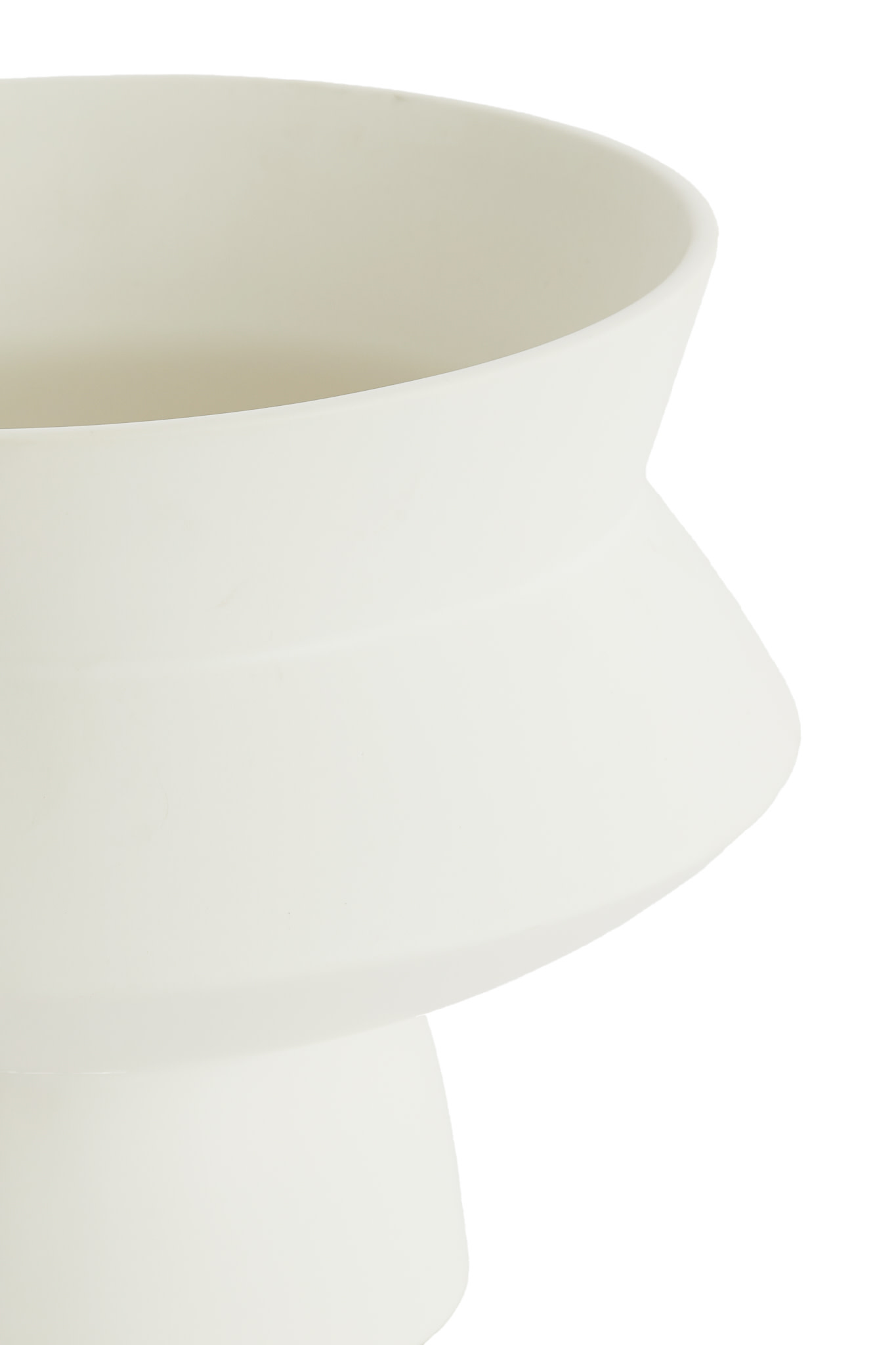 Light & Living Vaas deco Ø31,5x23,5 cm VICENTO mat wit