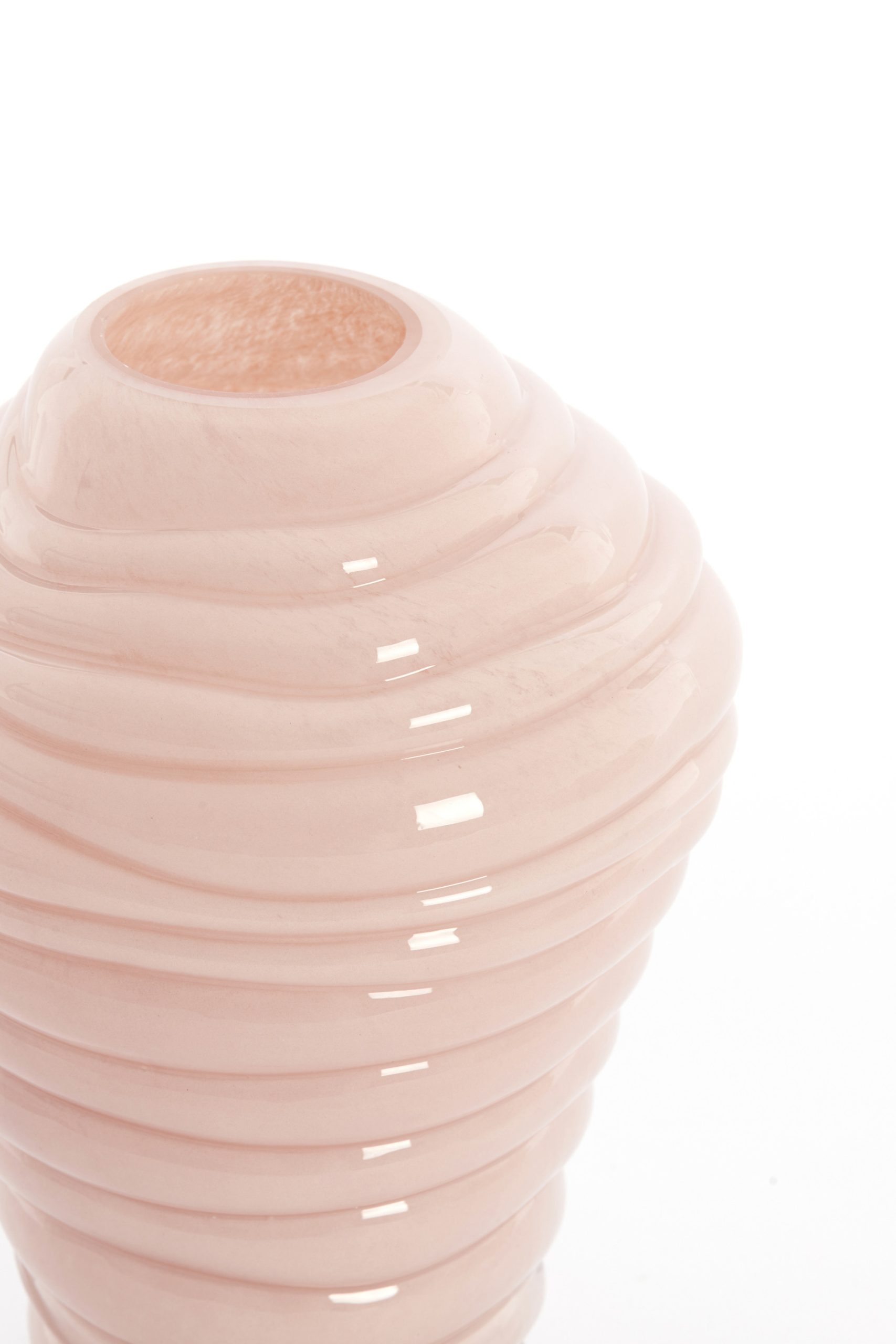 Light & Living Vaas Ø18x25 cm FENLOR glas licht roze