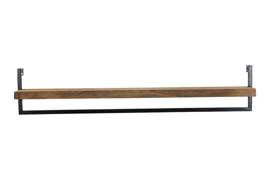 Light & Living Wandplank 120x18x24 cm MADDISON hout donker bruin