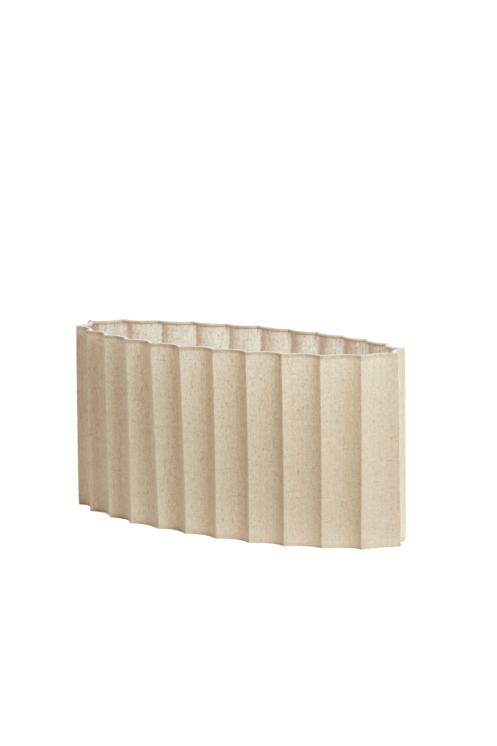 Light & Living Kap ovaal recht smal 58-24-27 cm DISLI naturel