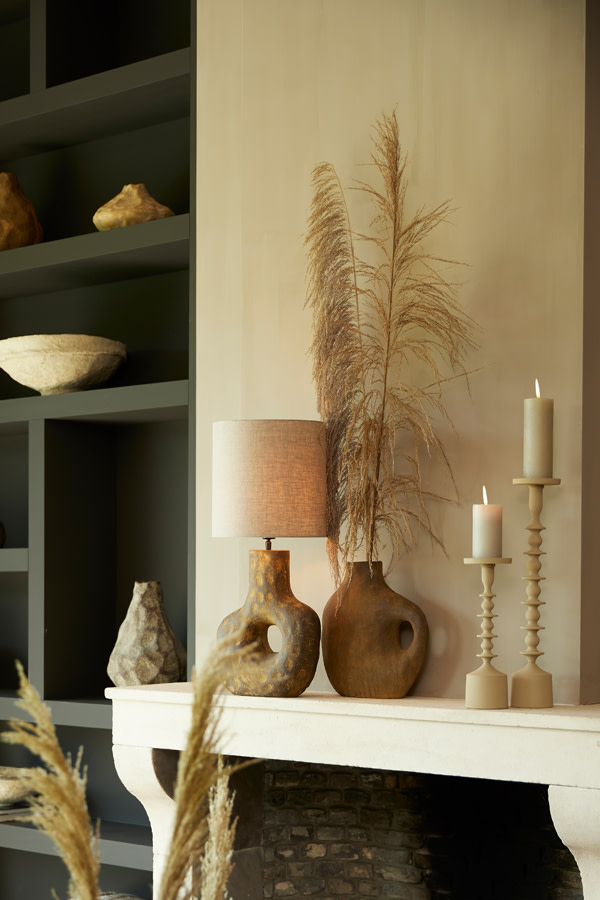 Light & Living Kap cilinder 35-35-30 cm LIVIGNO naturel