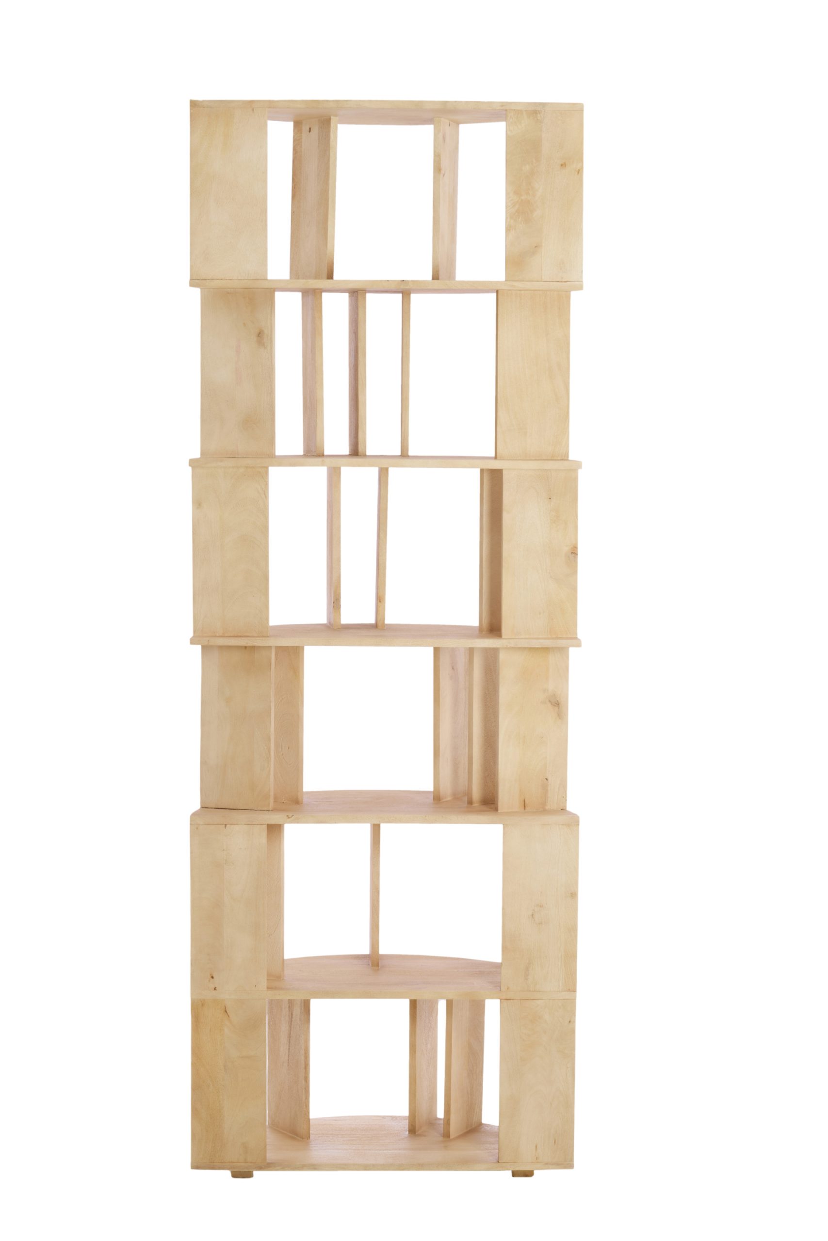 Light & Living Wandkast open 76x37x212 cm LIMPYA mat naturel