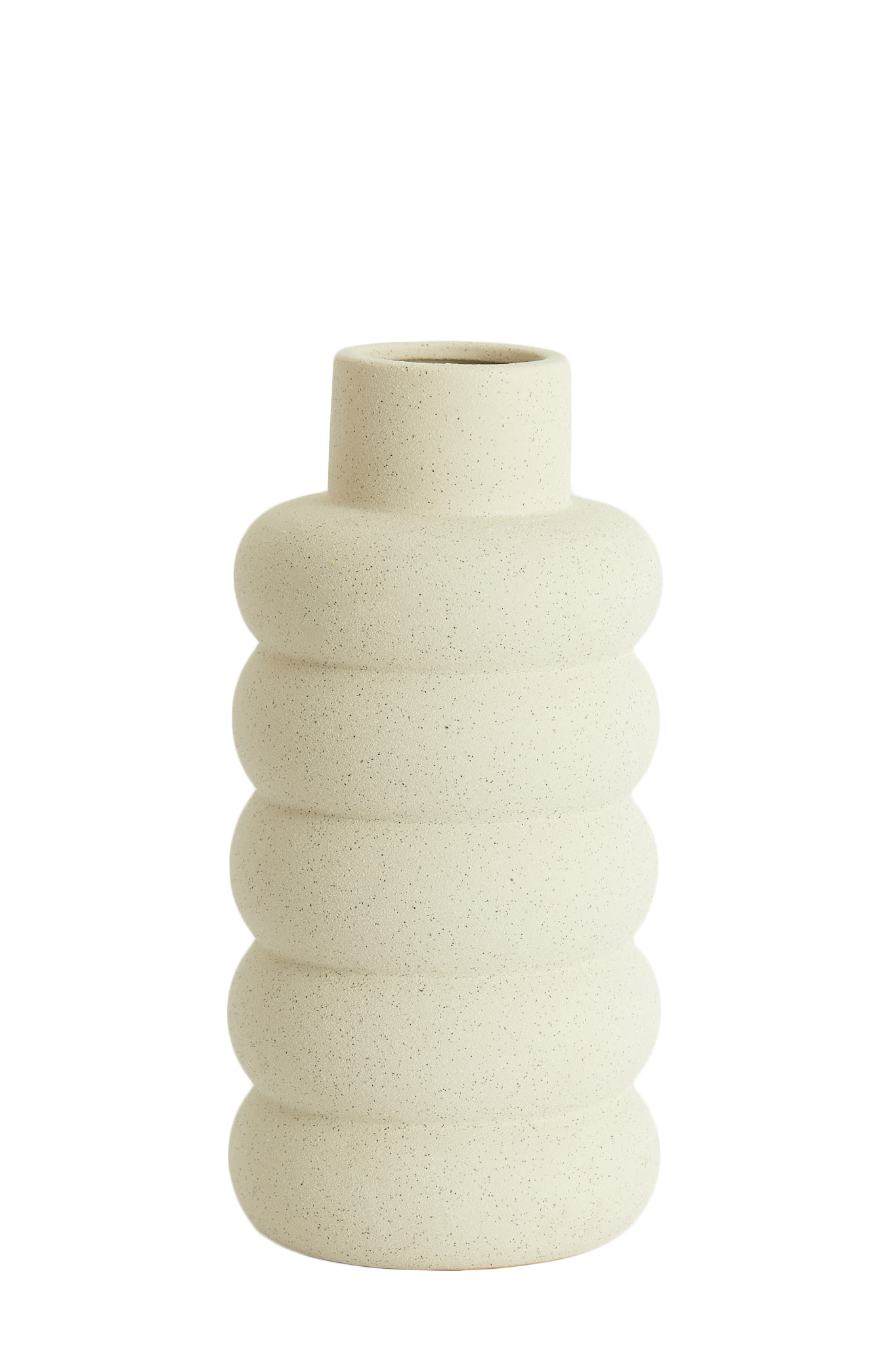 Light & Living Vaas deco Ø20x42 cm TRIORA keramiek mat crème