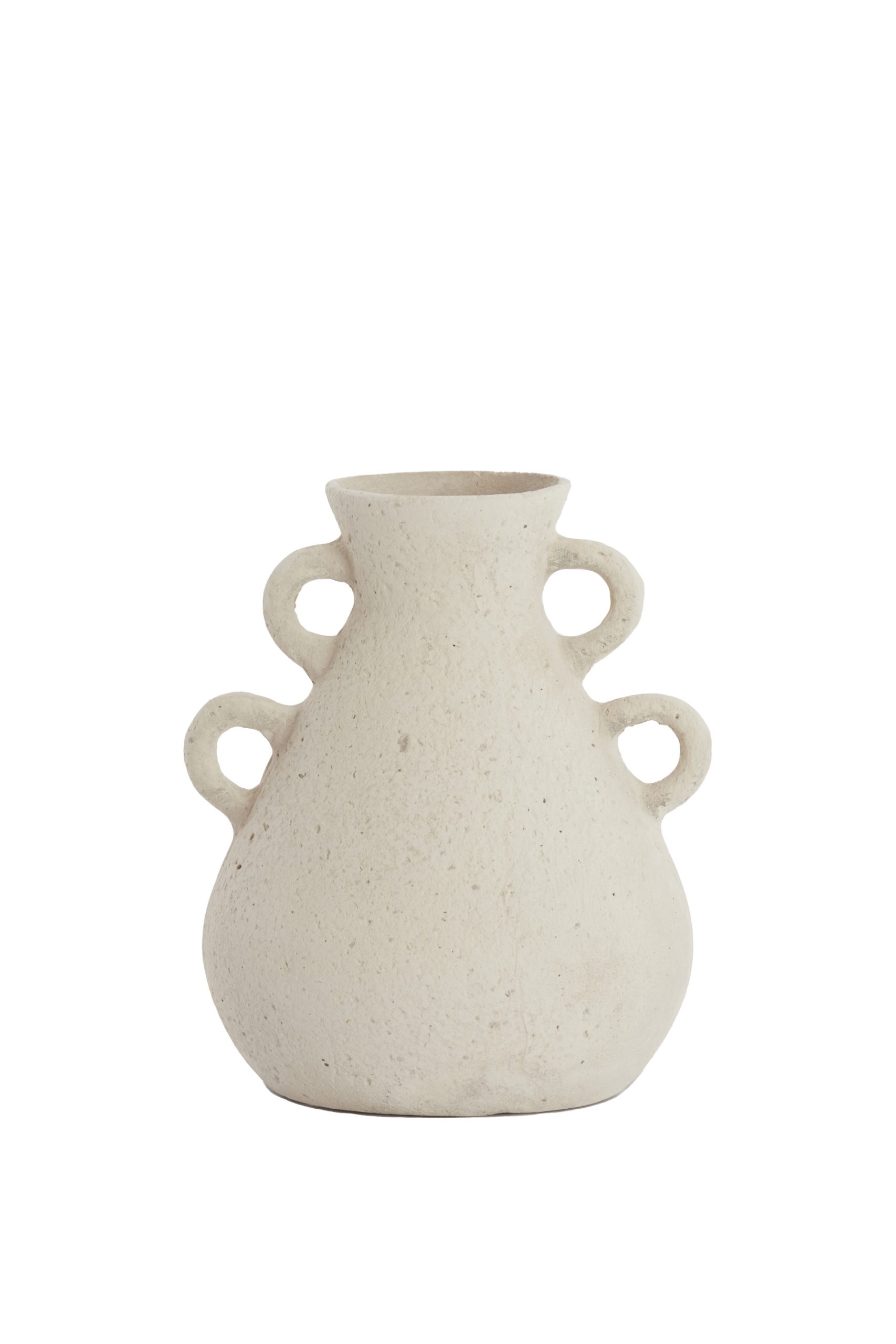 Light & Living Vaas deco Ø28,5x35 cm ZEPHAN mat crème