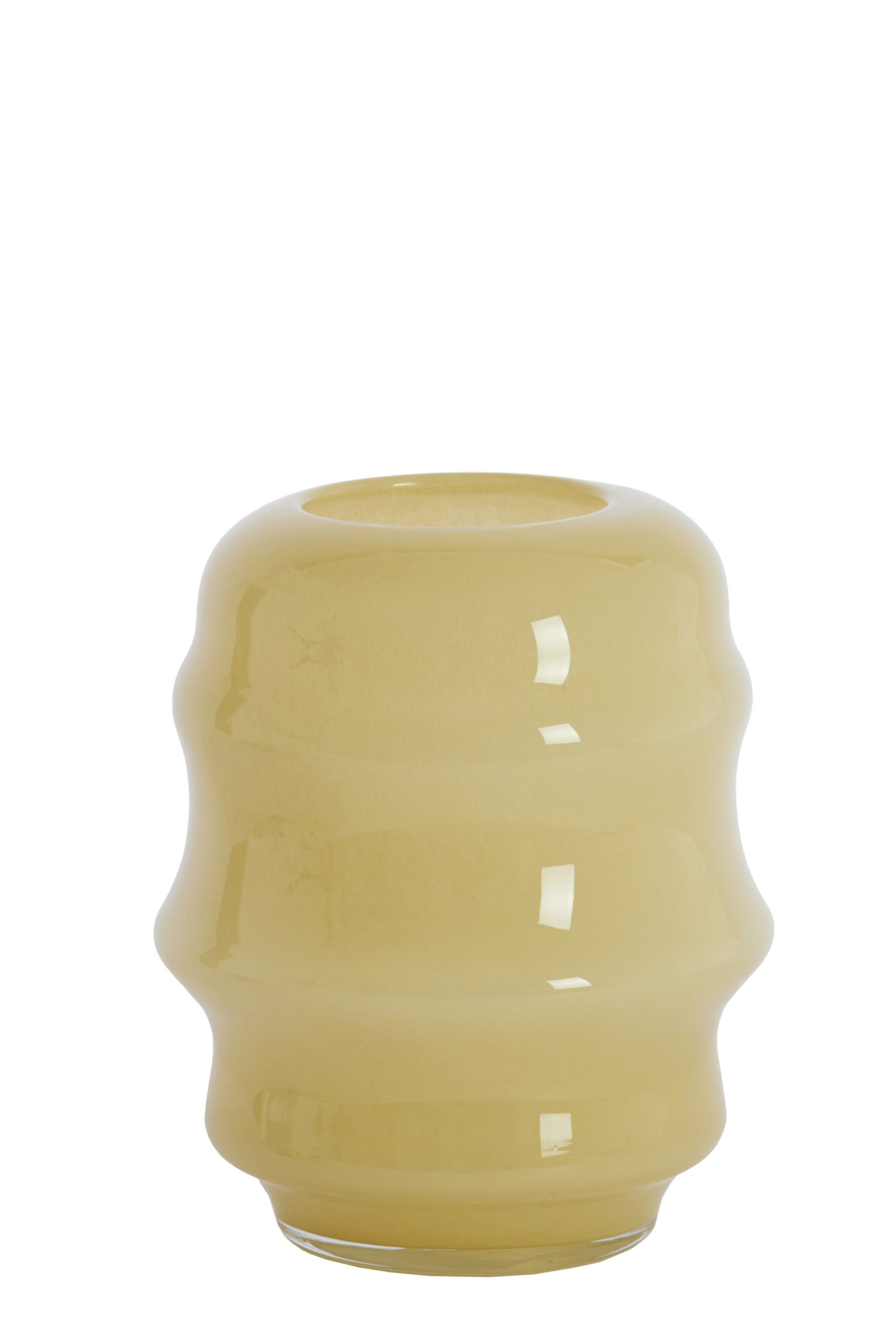 Light & Living Vaas Ø22,5x29 cm JAMANOTA glas crème