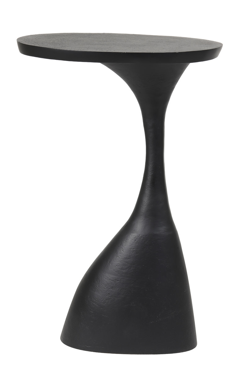 Light & Living Bijzettafel 40x33x61 cm MACAU mat zwart