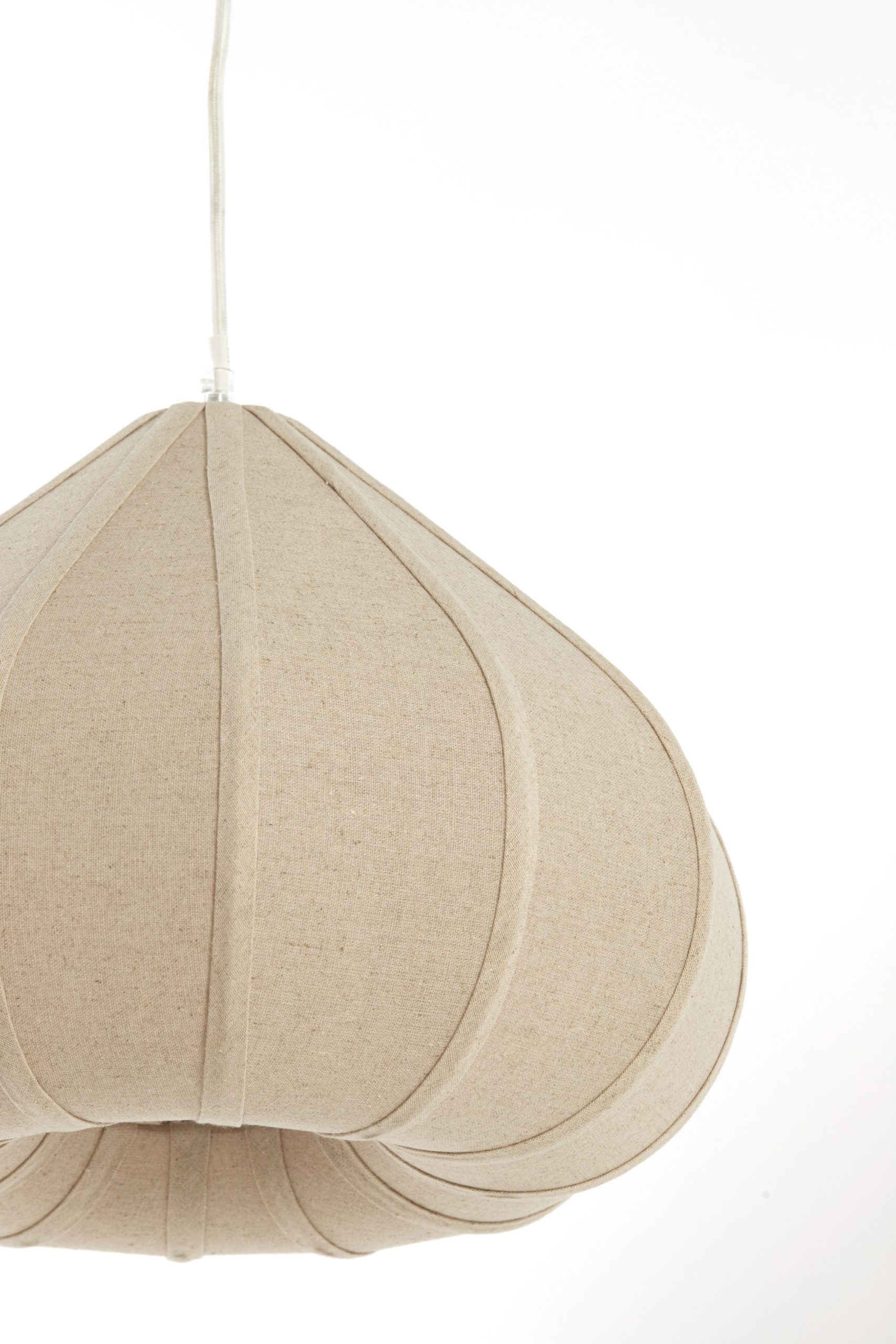 Light & Living Hanglamp Ø40x28,5 cm ZUBEDA linnen naturel