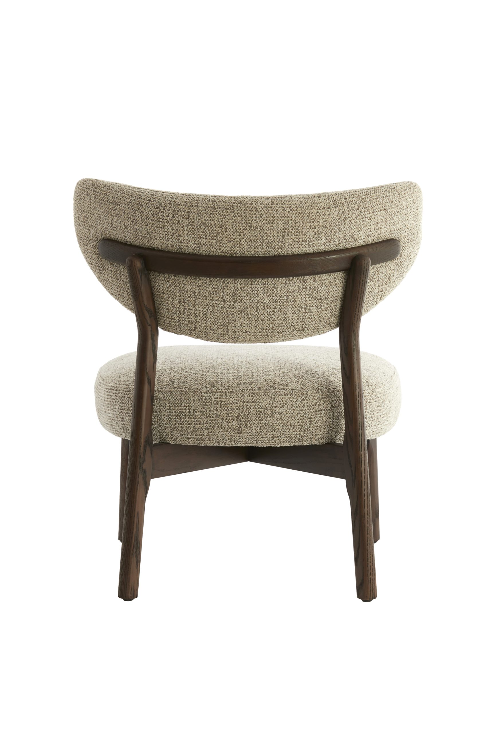 Light & Living Stoel 69x62x74 cm UTSIRA hout donker bruin+crème-bruin