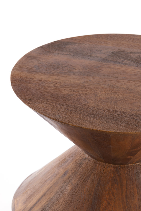 Light & Living Bijzettafel Ø45x60 cm LARUS mango hout bruin
