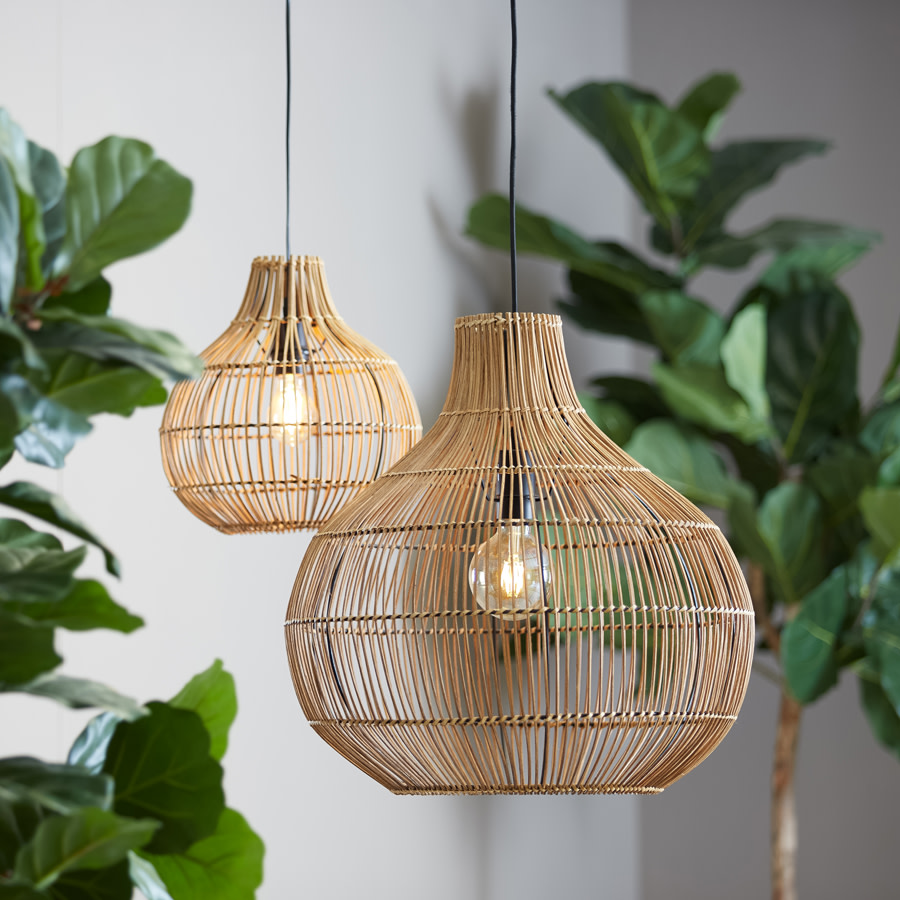 Light & Living Hanglamp Ø40x41,5 cm PACINO rotan donker bruin