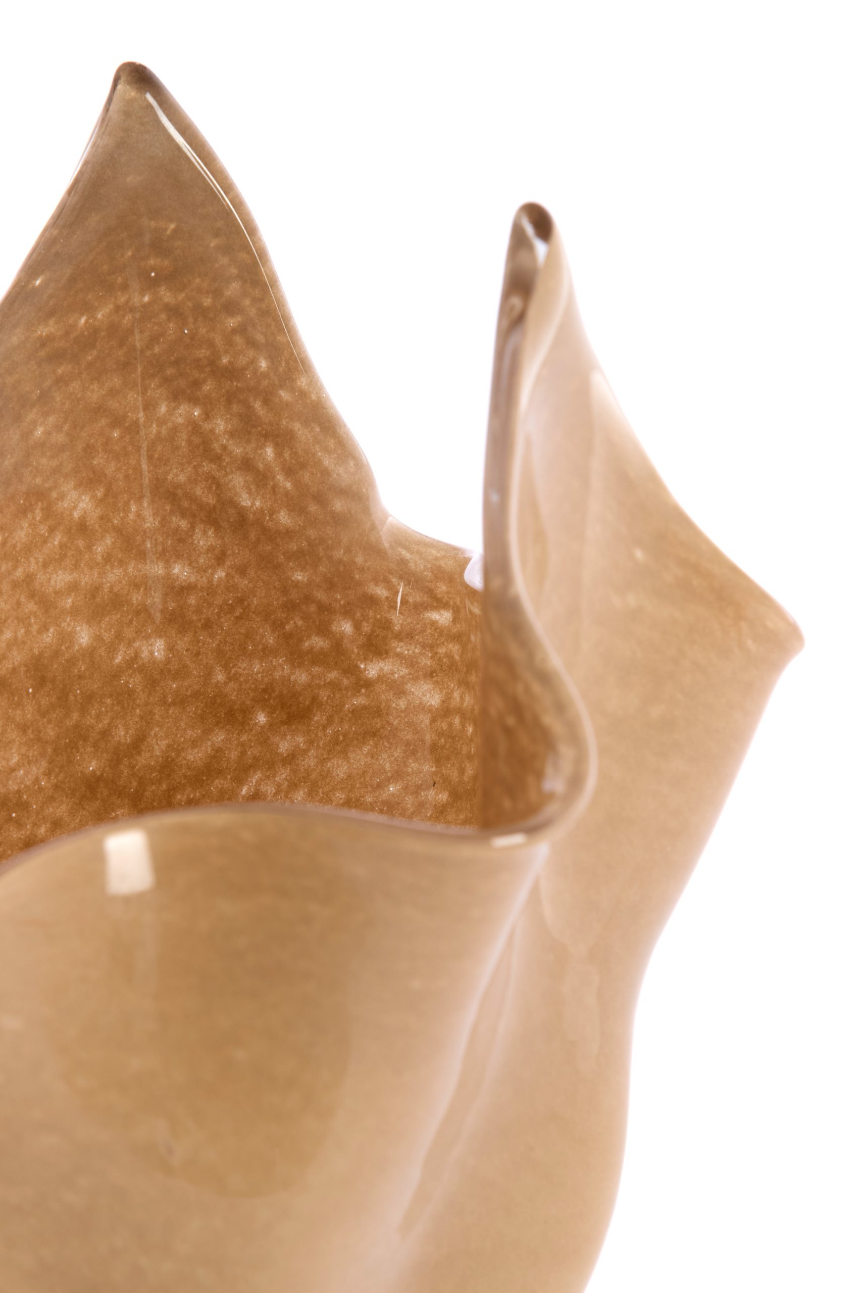 Light & Living Vaas Ø42x53 cm AIORA glas melk beige