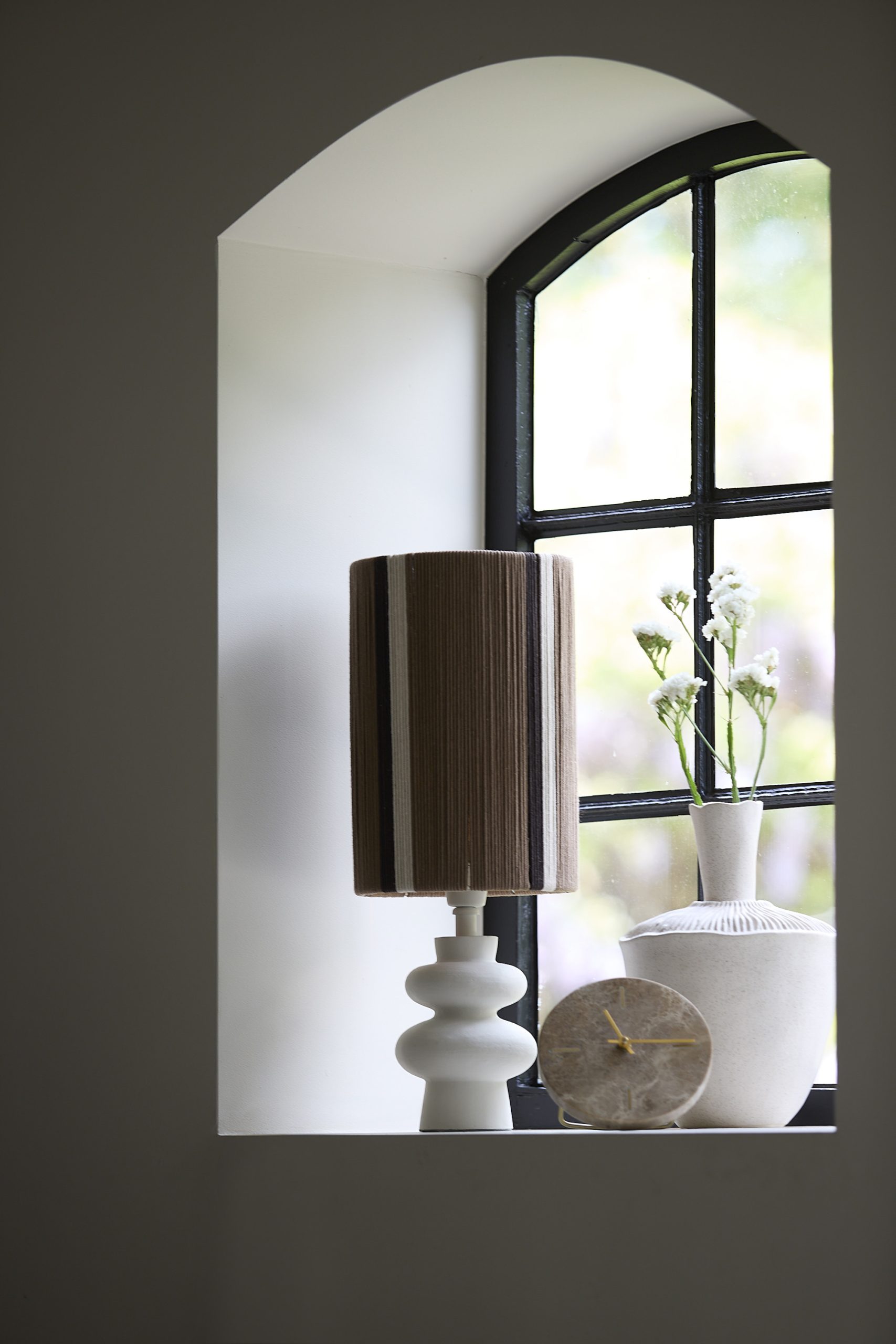 Light & Living Vaas deco Ø20x29 cm NEIRA keramiek crème