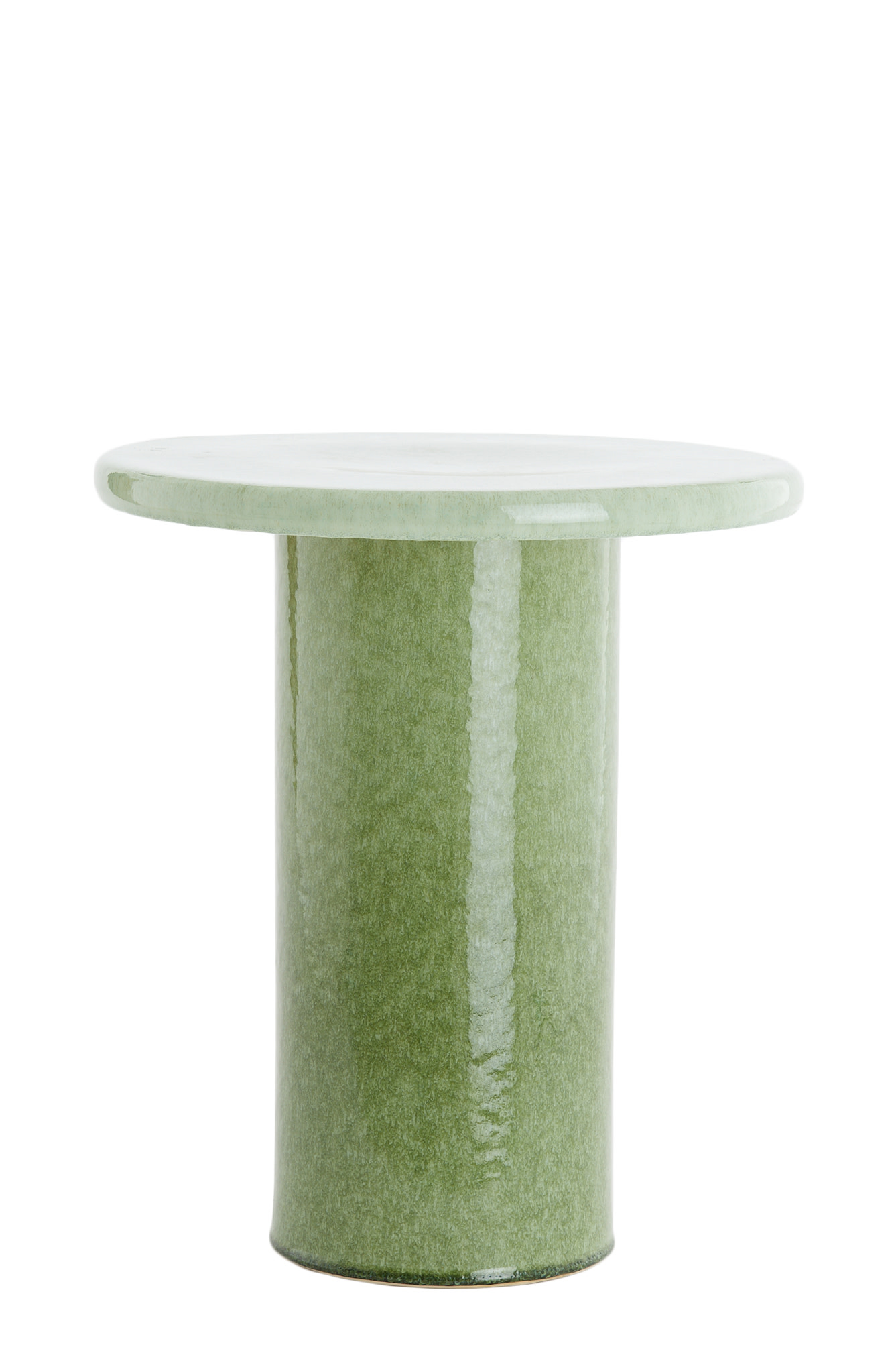 Light & Living Bijzettafel Ø40,5x45,5 cm TUDO keramiek mint groen-groen