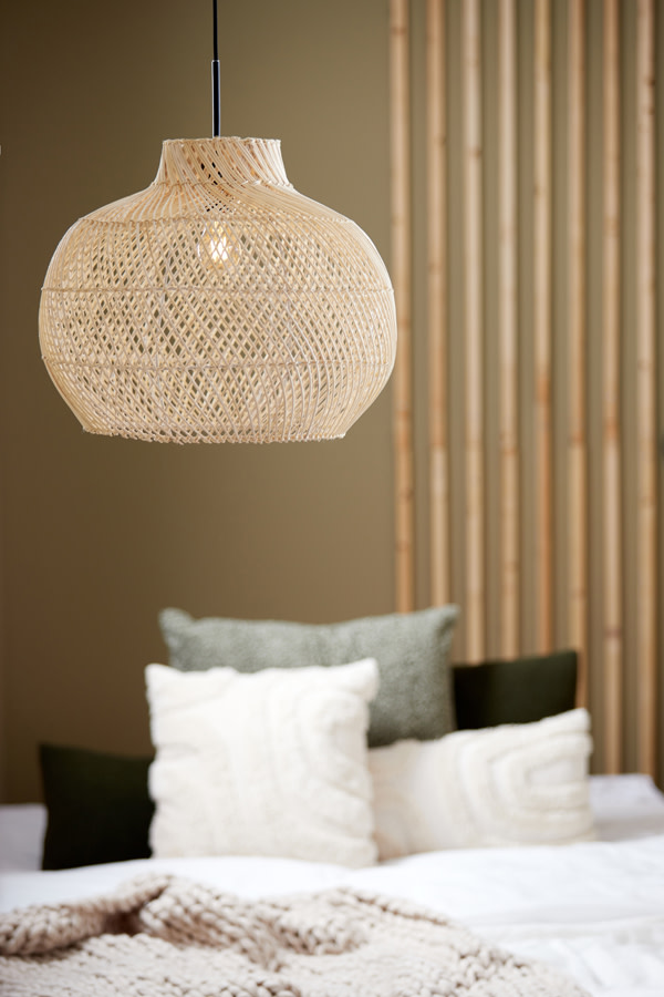 Light & Living Hanglamp Ø46x39 cm CHARITA rotan naturel