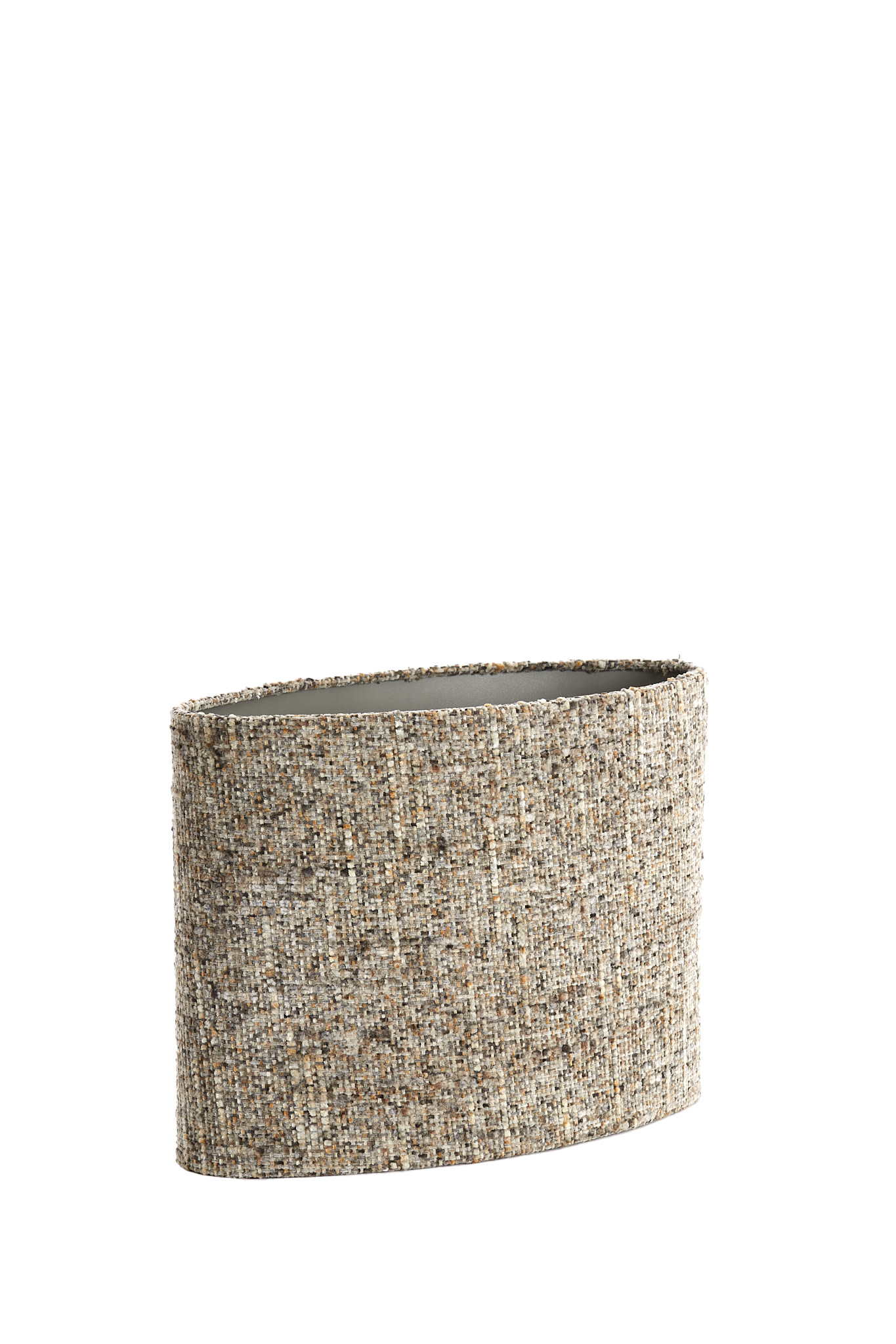 Light & Living Kap ovaal recht smal 38-17,5-28 cm OSIRE grijs-bruin
