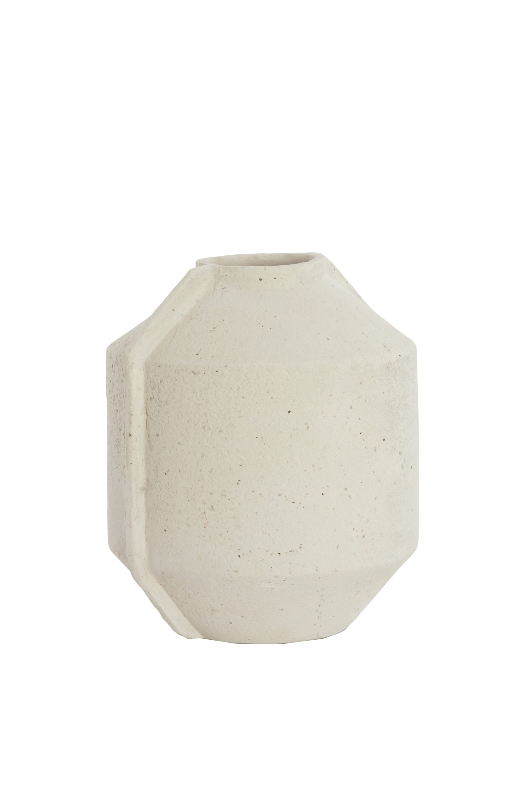 Light & Living Pot deco 35x32x57 cm NORIC mat crème